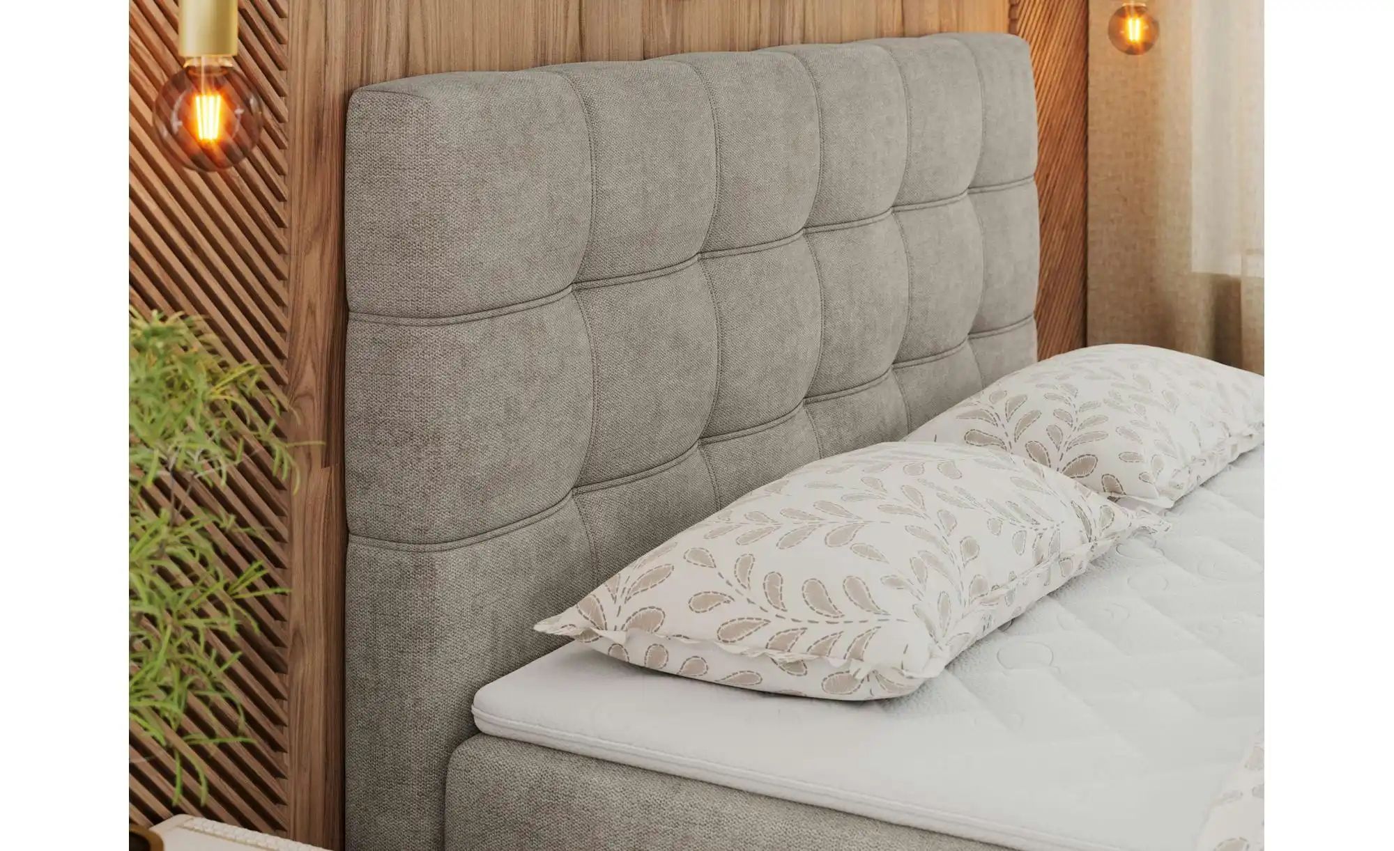 Thumbnail - Boxbett mit Bettkasten Erni ¦ beige ¦ Maße (cm): B: 180 H: 110 Betten > Komfortbetten - Höffner