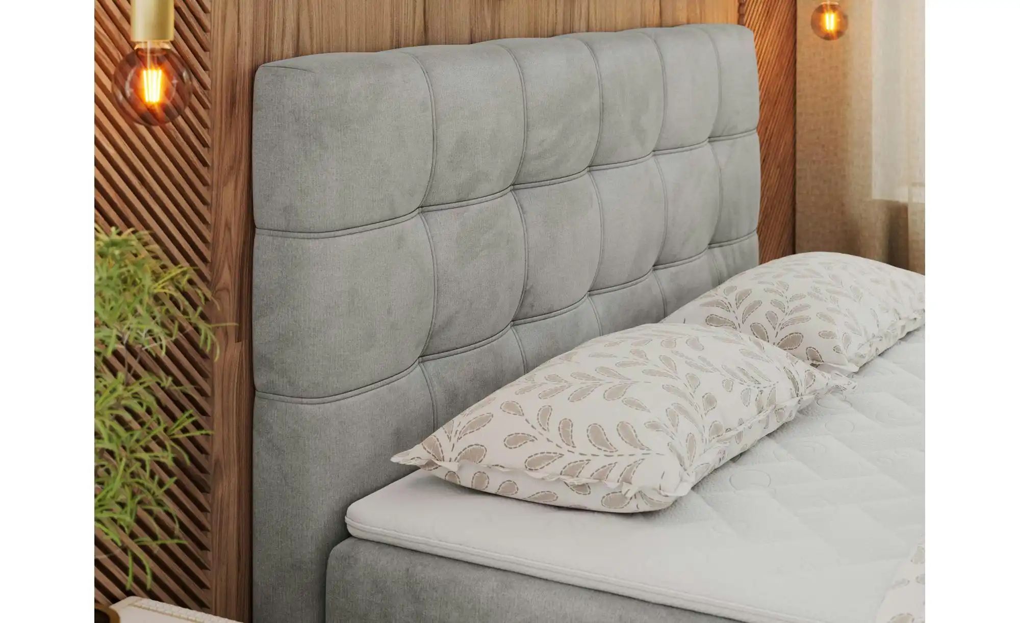 Thumbnail - Boxbett mit Bettkasten Erni ¦ grau ¦ Maße (cm): B: 200 H: 110 Betten > Komfortbetten - Höffner