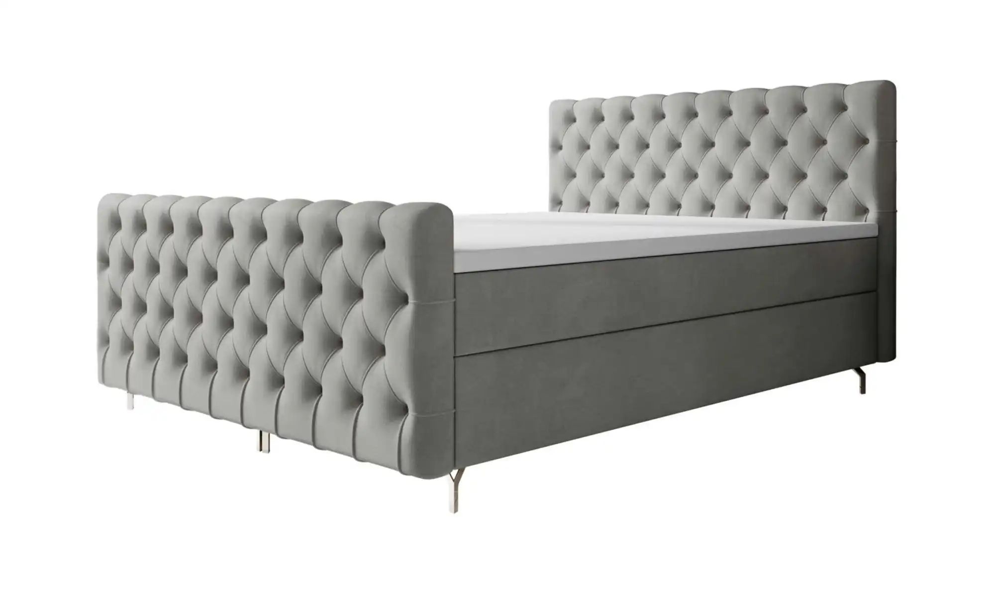 Boxbett   ¦ grau ¦ Maße (cm): B: 140 H: 111 Betten > Komfortbetten - Höffne günstig online kaufen