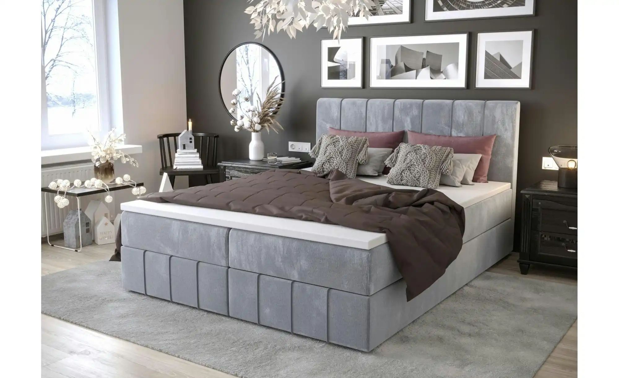 Boxbett mit Stauraum Bahama ¦ blau ¦ Maße (cm): B: 160 H: 102 Betten > Komf günstig online kaufen