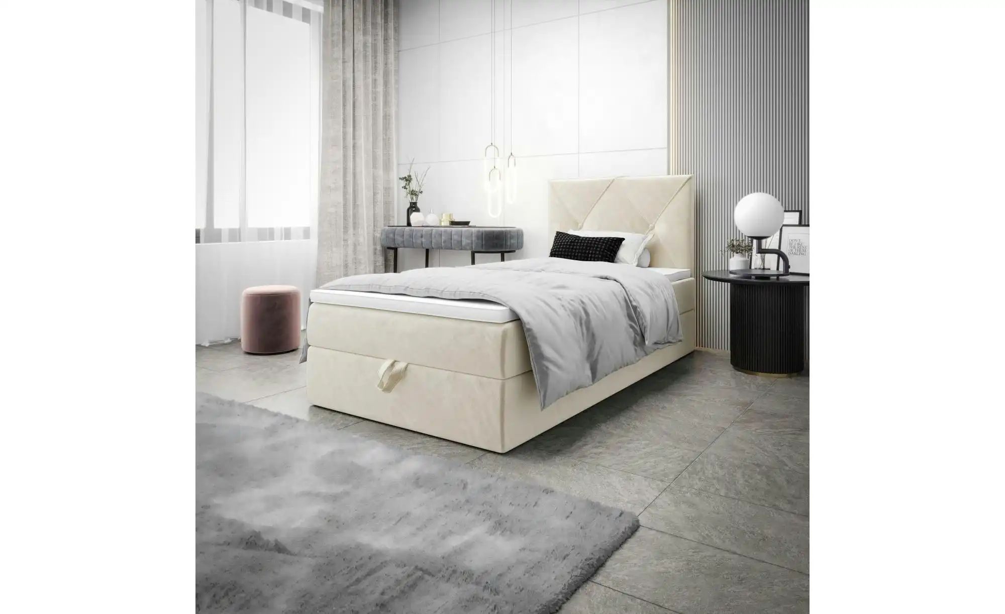 Thumbnail - Boxbett mit Stauraum Altea ¦ creme ¦ Maße (cm): B: 120 H: 102 Betten > Komfortbetten - Höffner