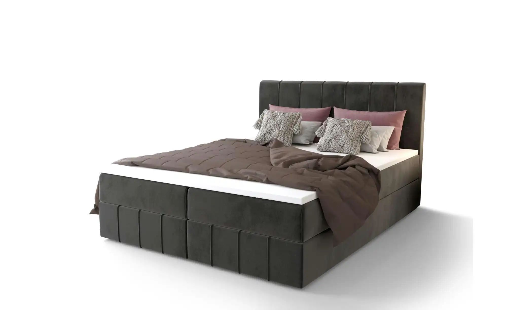 Boxbett mit Stauraum Bahama ¦ grau ¦ Maße (cm): B: 200 H: 102 Betten > Komf günstig online kaufen