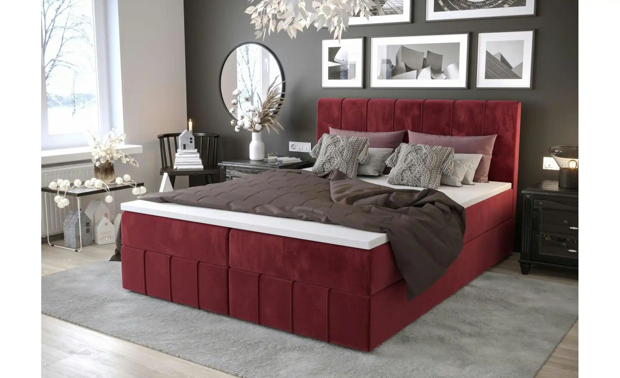 Thumbnail - Boxbett mit Stauraum Bahama ¦ rot ¦ Maße (cm): B: 180 H: 102 Betten > Komfortbetten - Höffner