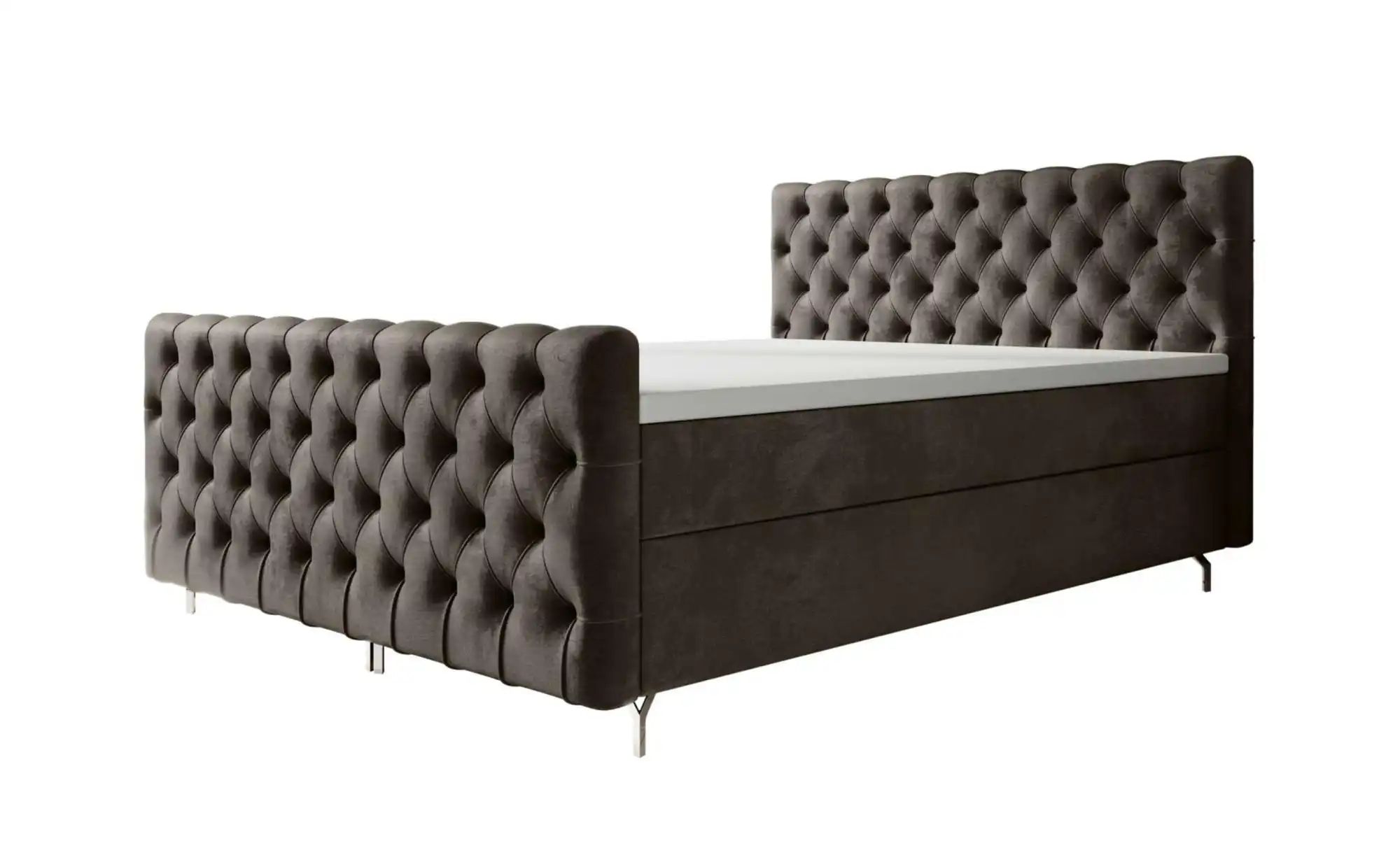 Boxbett mit Stauraum Chester ¦ braun ¦ Maße (cm): B: 200 H: 111 Betten > Ko günstig online kaufen