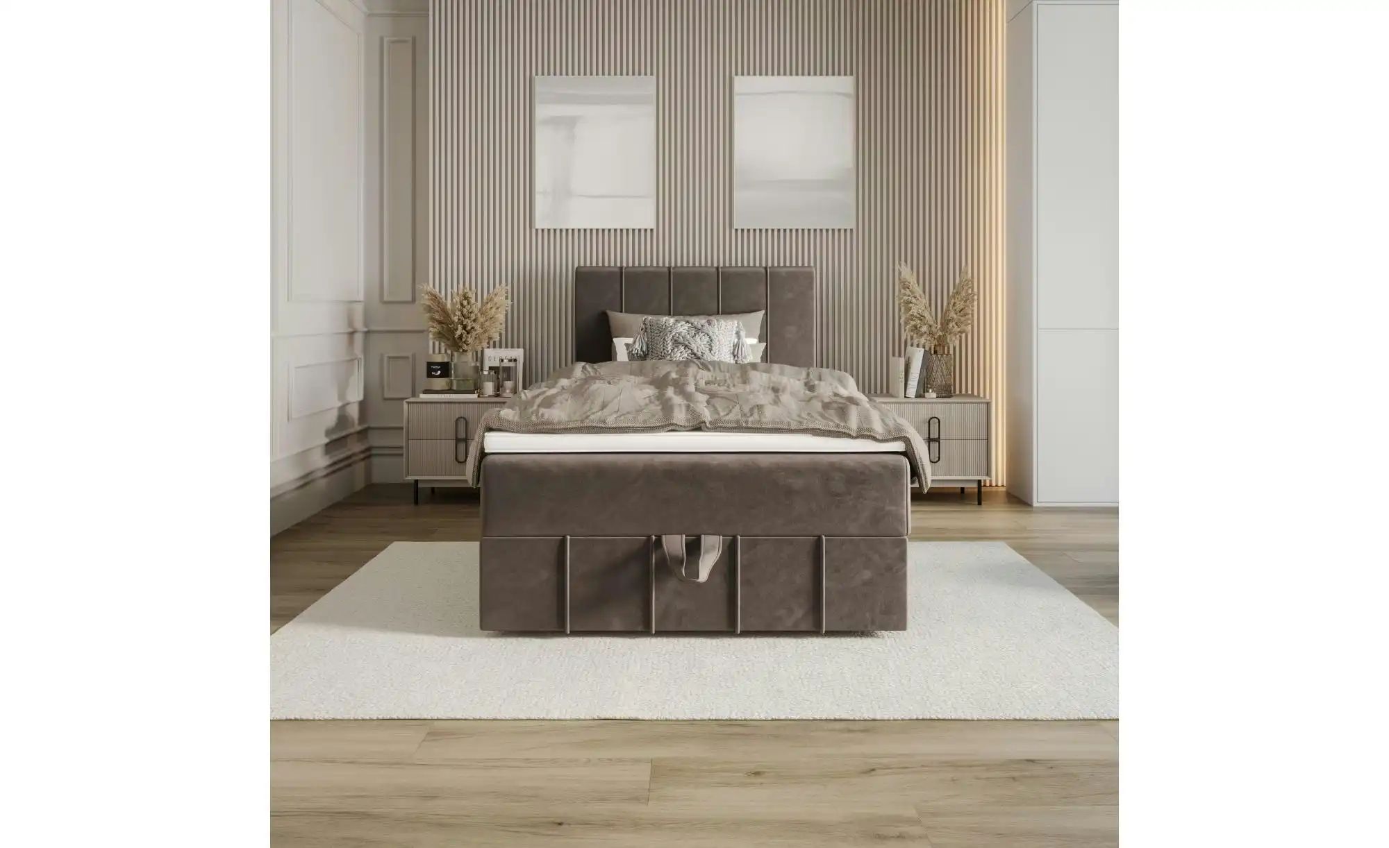 Boxbett mit Stauraum Bahama ¦ braun ¦ Maße (cm): B: 90 H: 102 Betten > Komf günstig online kaufen