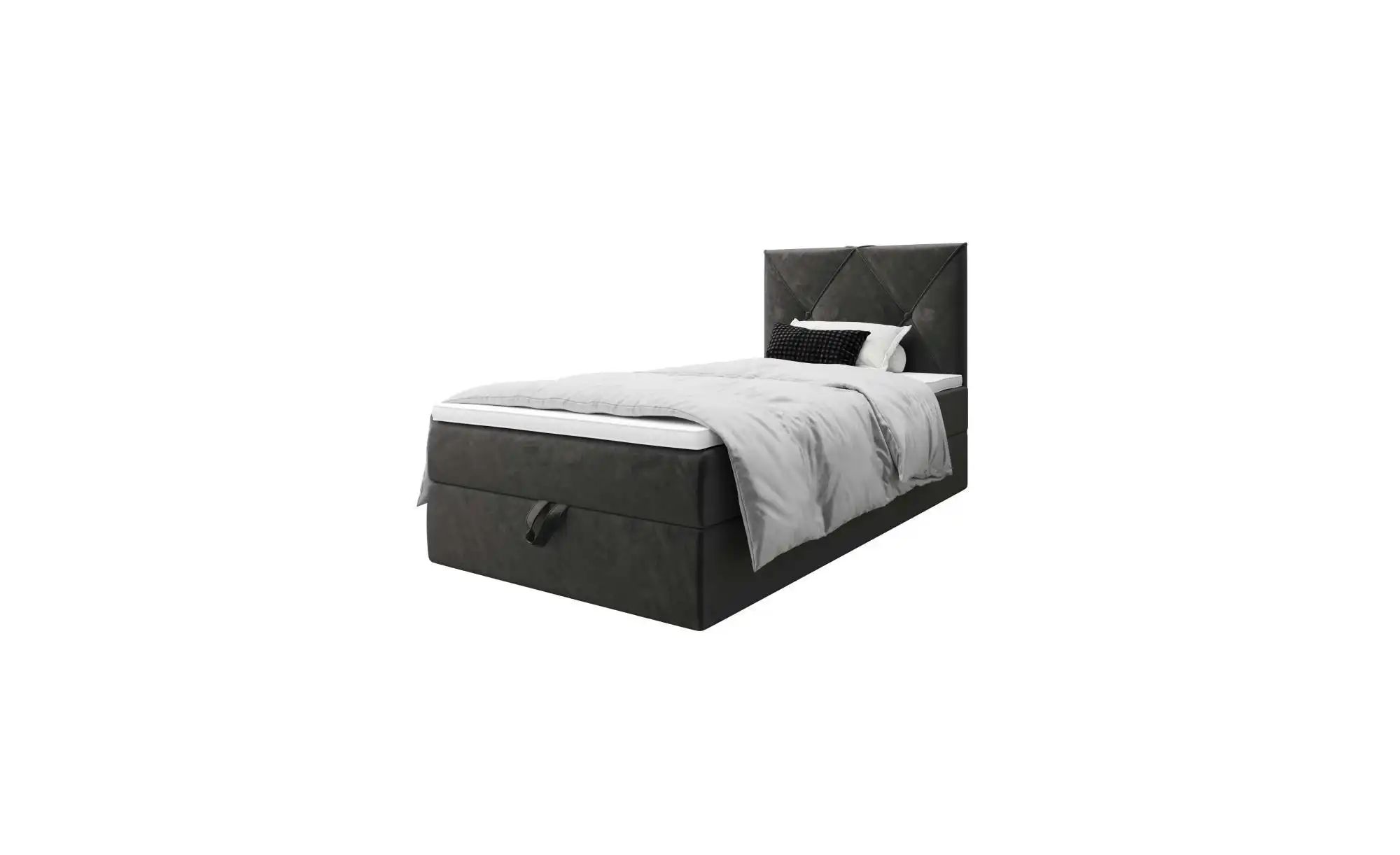 Boxbett mit Stauraum Altea ¦ grau ¦ Maße (cm): B: 100 H: 102 Betten > Komfo günstig online kaufen