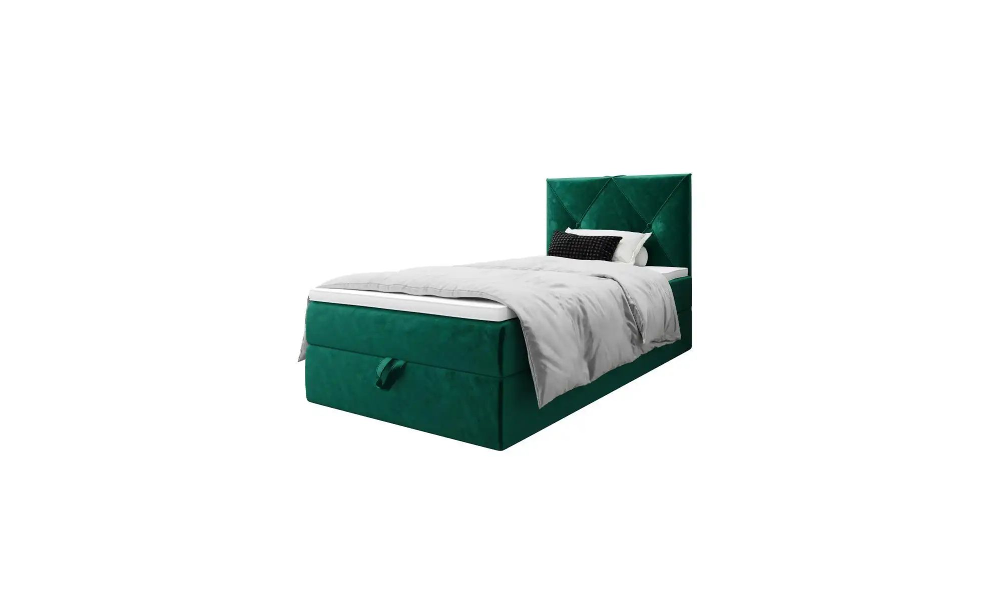 Boxbett mit Stauraum Altea ¦ grün ¦ Maße (cm): B: 120 H: 102 Betten > Komfo günstig online kaufen