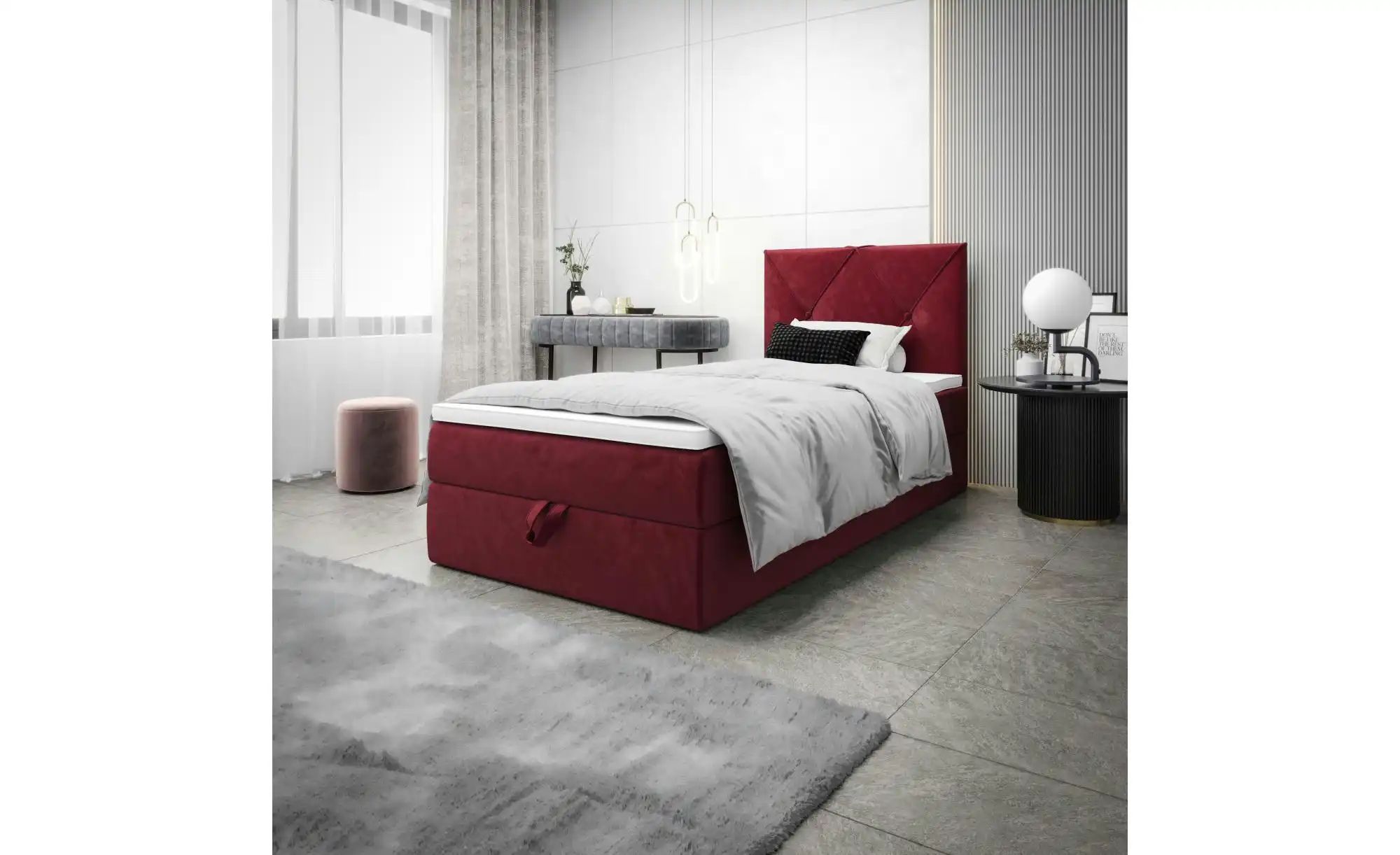 Boxbett mit Stauraum Altea ¦ rot ¦ Maße (cm): B: 90 H: 102 Betten > Komfort günstig online kaufen