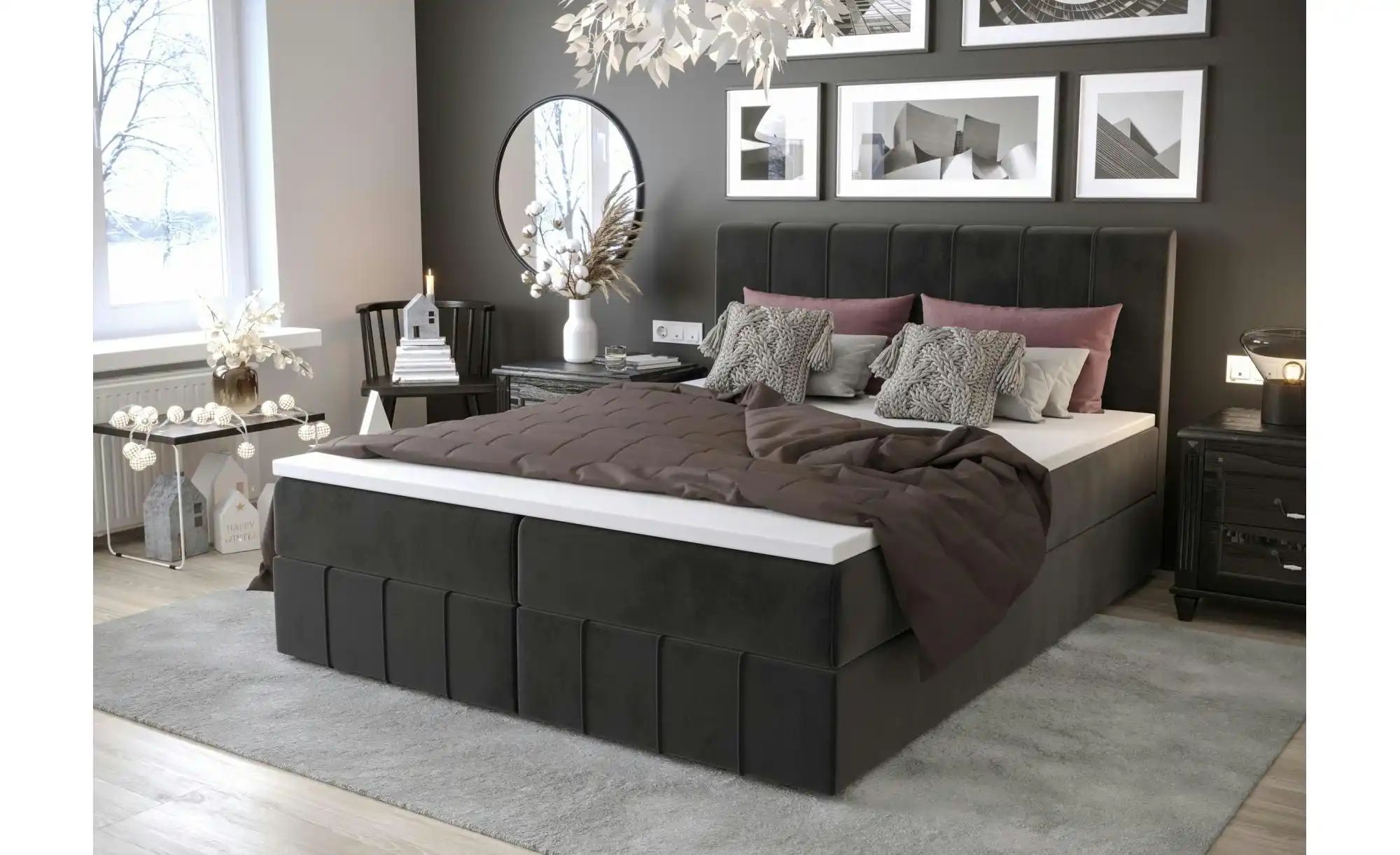 Thumbnail - Boxbett mit Stauraum Bahama ¦ grau ¦ Maße (cm): B: 160 H: 102 Betten > Komfortbetten - Höffner