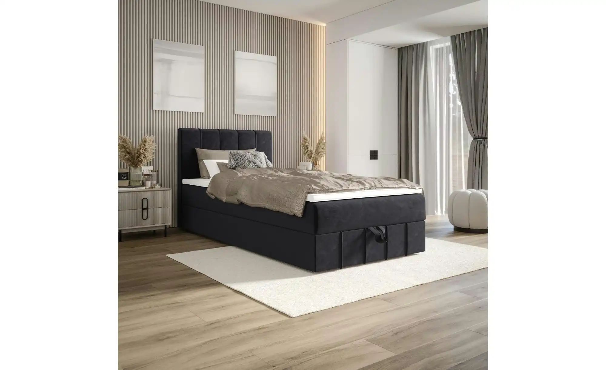 Thumbnail - Boxbett mit Stauraum Bahama ¦ grau ¦ Maße (cm): B: 120 H: 102 Betten > Komfortbetten - Höffner