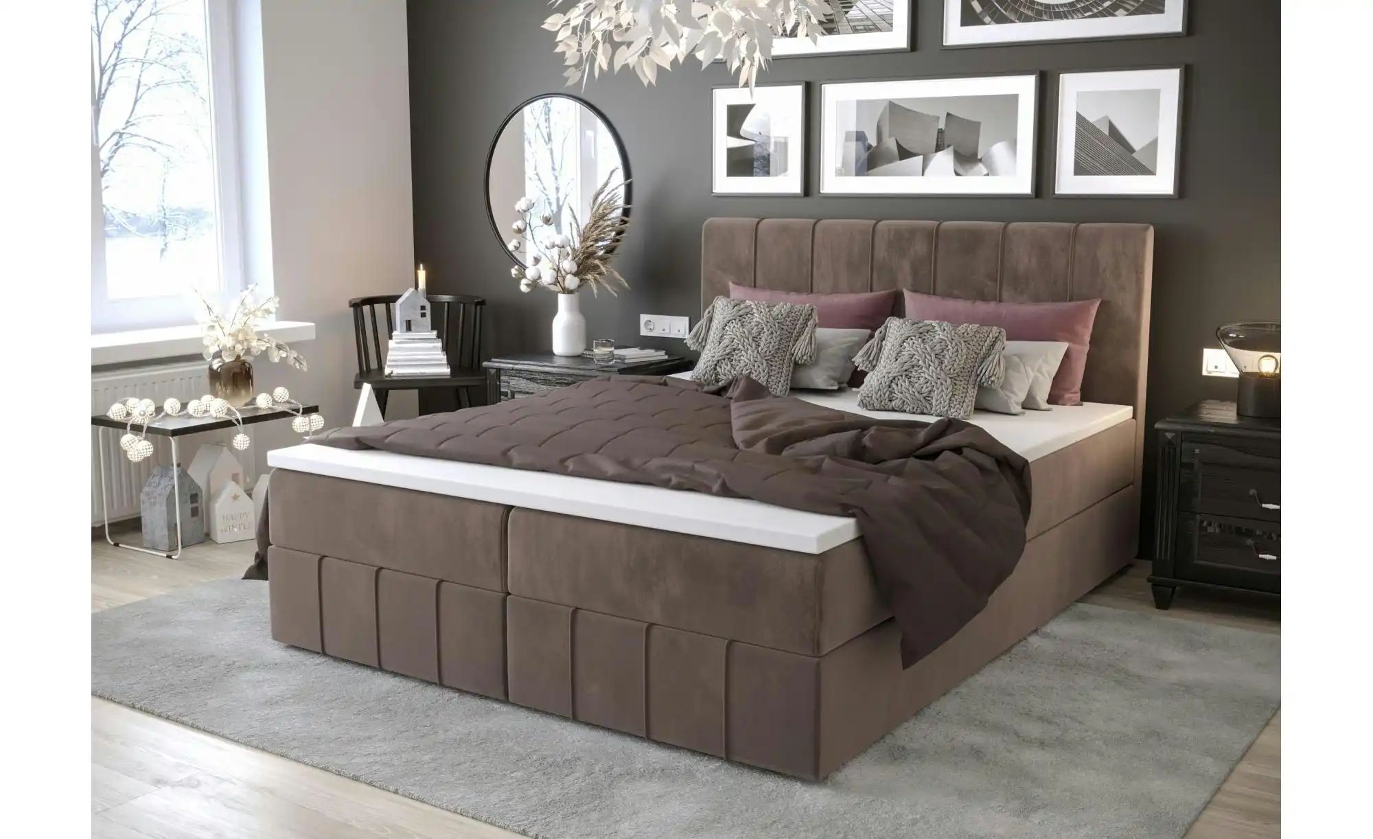 Thumbnail - Boxbett mit Stauraum Bahama ¦ braun ¦ Maße (cm): B: 200 H: 102 Betten > Komfortbetten - Höffner