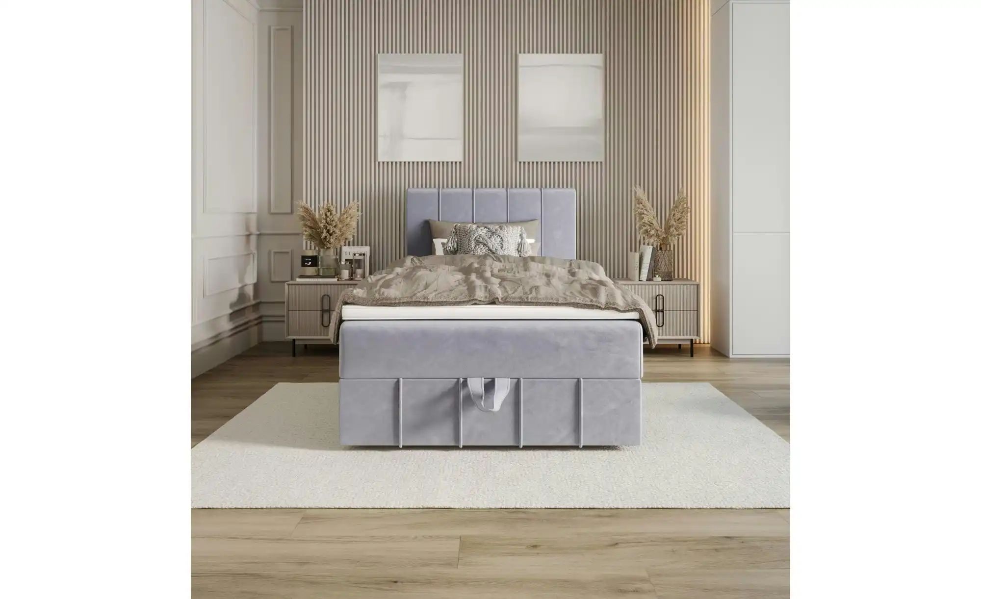 Boxbett mit Stauraum Bahama ¦ grau ¦ Maße (cm): B: 100 H: 102 Betten > Komf günstig online kaufen