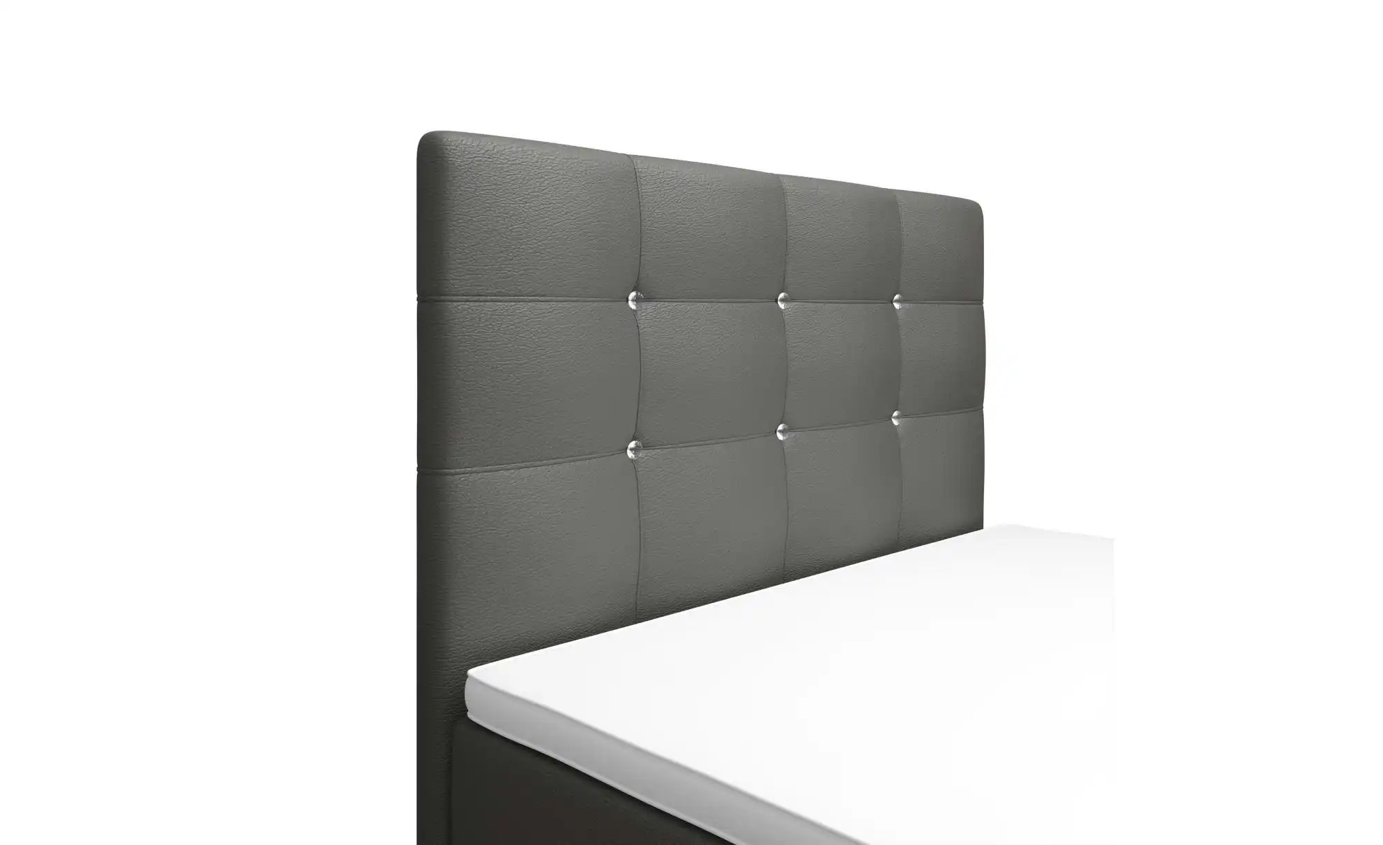 Boxbett mit Stauraum  Matratze H3 und Topper Kleo ¦ grau ¦ Maße (cm): B: 12 günstig online kaufen