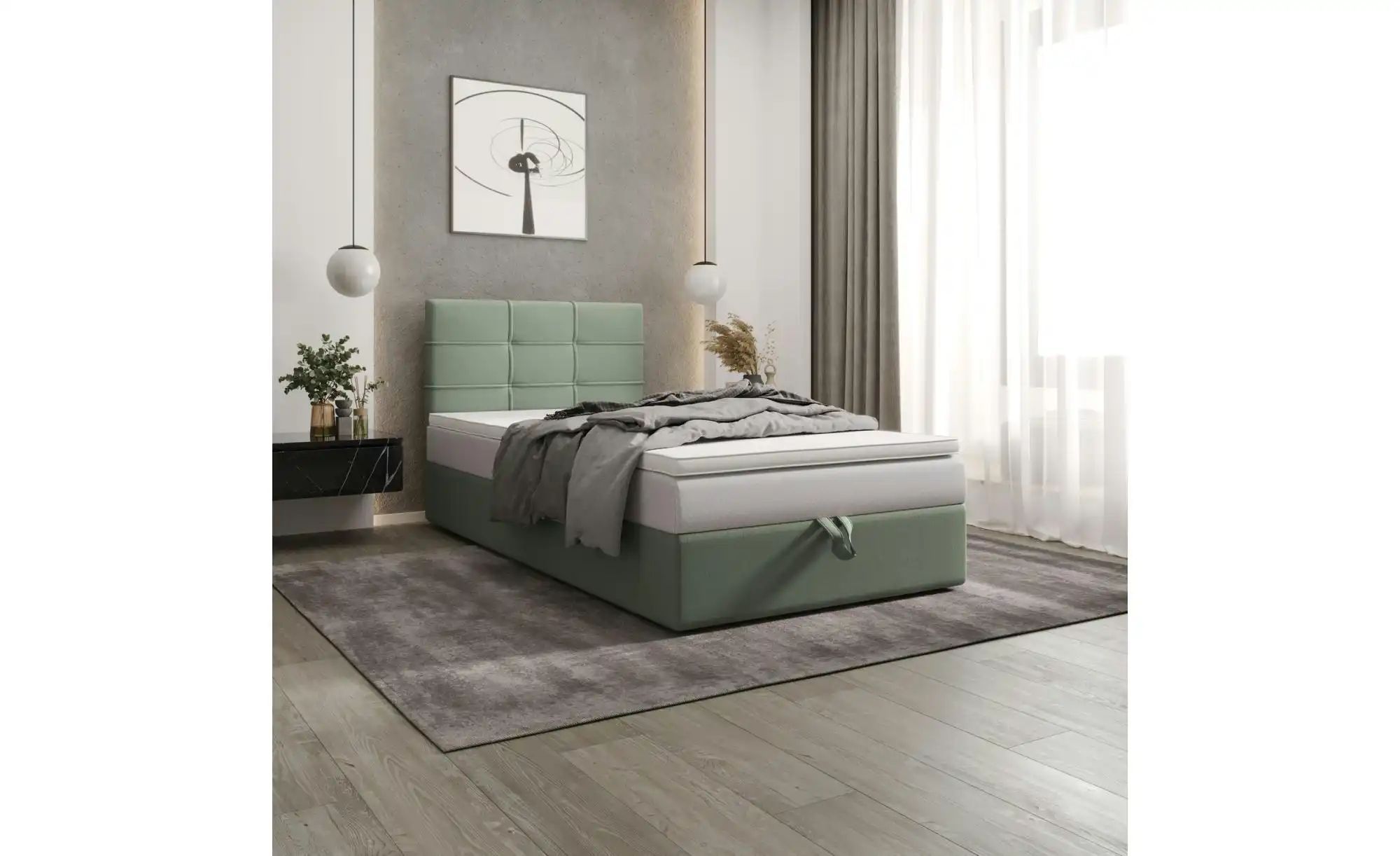 Boxbett   ¦ grün ¦ Maße (cm): B: 90 H: 102 Betten > Komfortbetten - Höffner günstig online kaufen