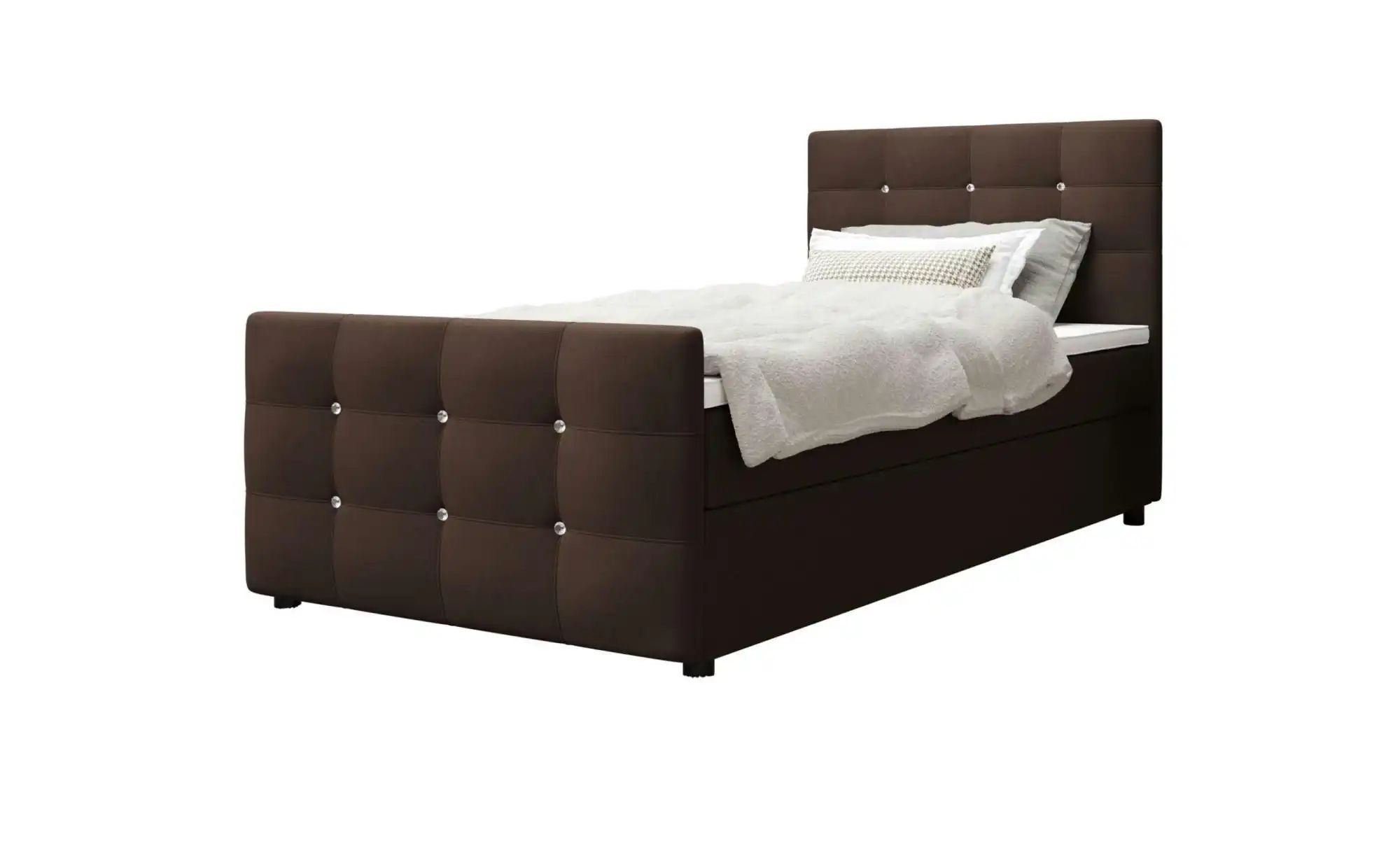 Boxbett   ¦ braun ¦ Maße (cm): B: 120 H: 105 Betten > Komfortbetten - Höffn günstig online kaufen