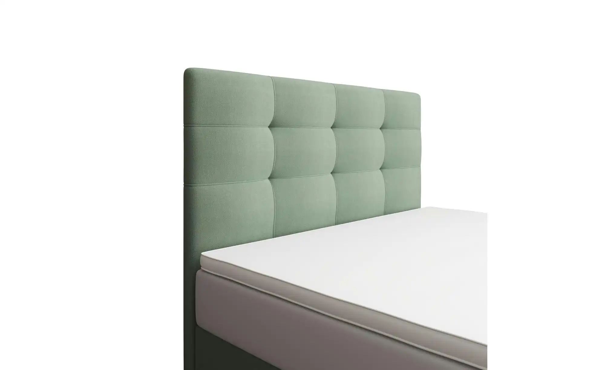Boxbett mit Stauraum  Matratze H3 und Topper Duo ¦ grün ¦ Maße (cm): B: 90 günstig online kaufen
