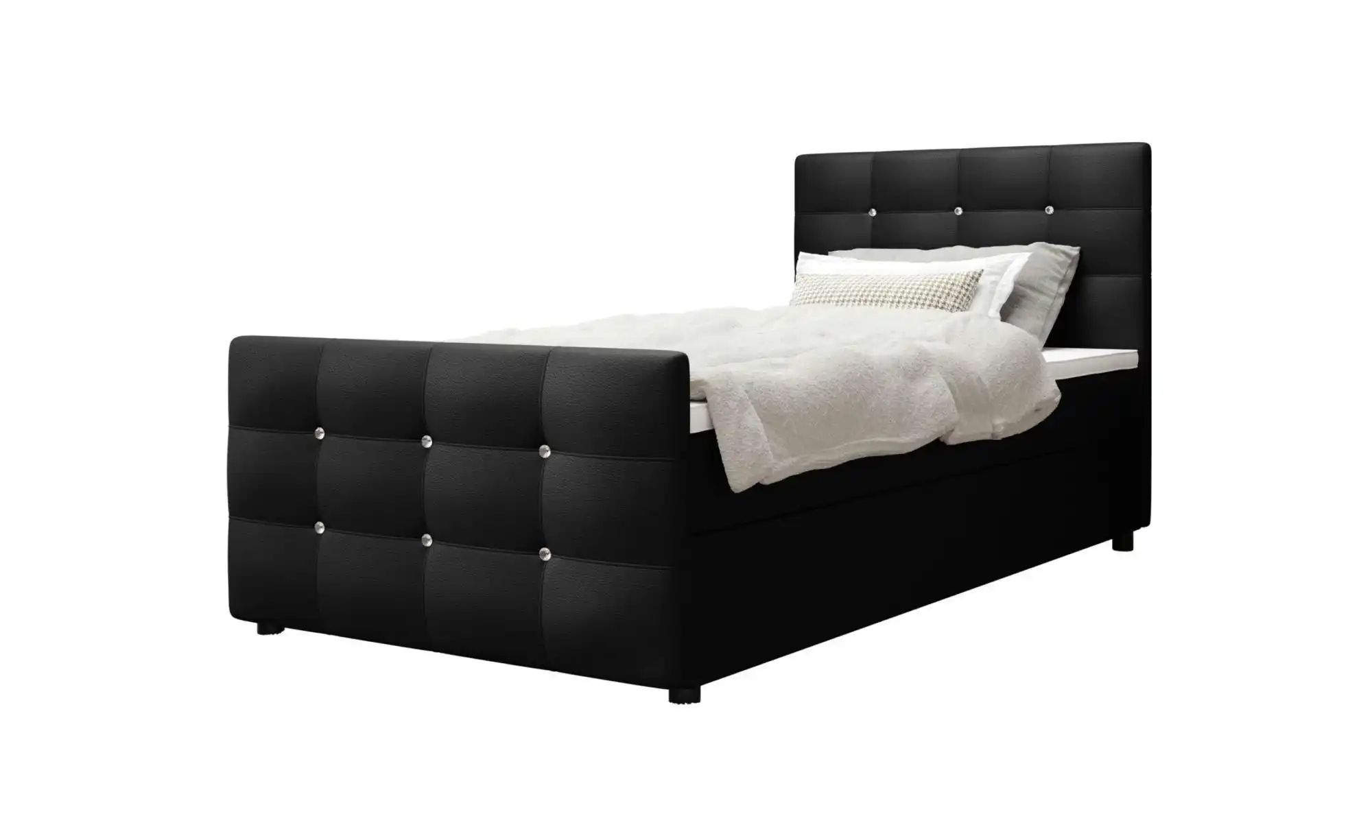 Boxbett ¦ schwarz ¦ Maße (cm): B: 120 H: 105 Betten > Komfortbetten - Höf günstig online kaufen