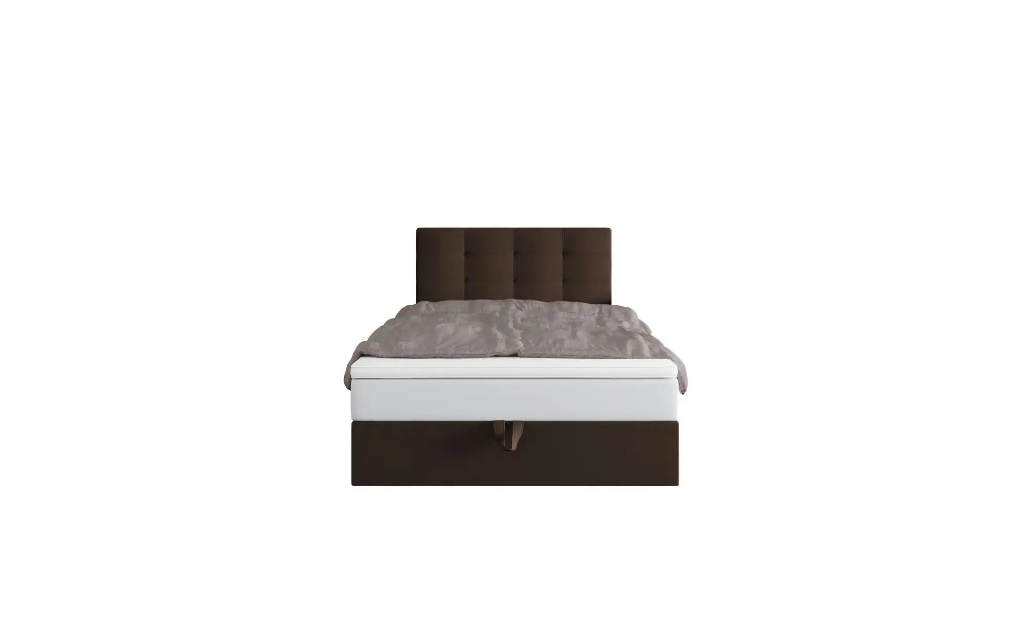 Thumbnail - Boxbett mit Stauraum Matratze H3 und Topper Duo ¦ braun ¦ Maße (cm): B: 120 H: 102 Betten > Komfortbetten - Höffner