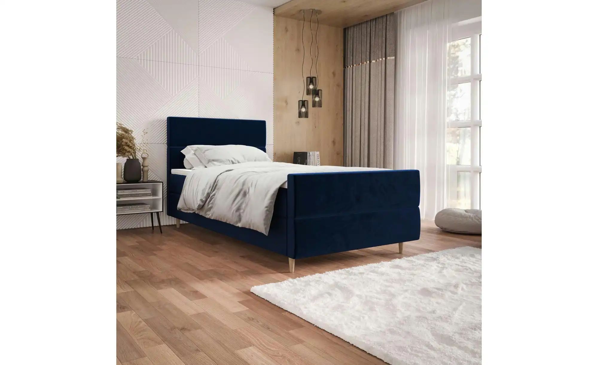 Boxbett mit Stauraum Flo Plus ¦ blau ¦ Maße (cm): B: 120 H: 114 Betten > Ko günstig online kaufen
