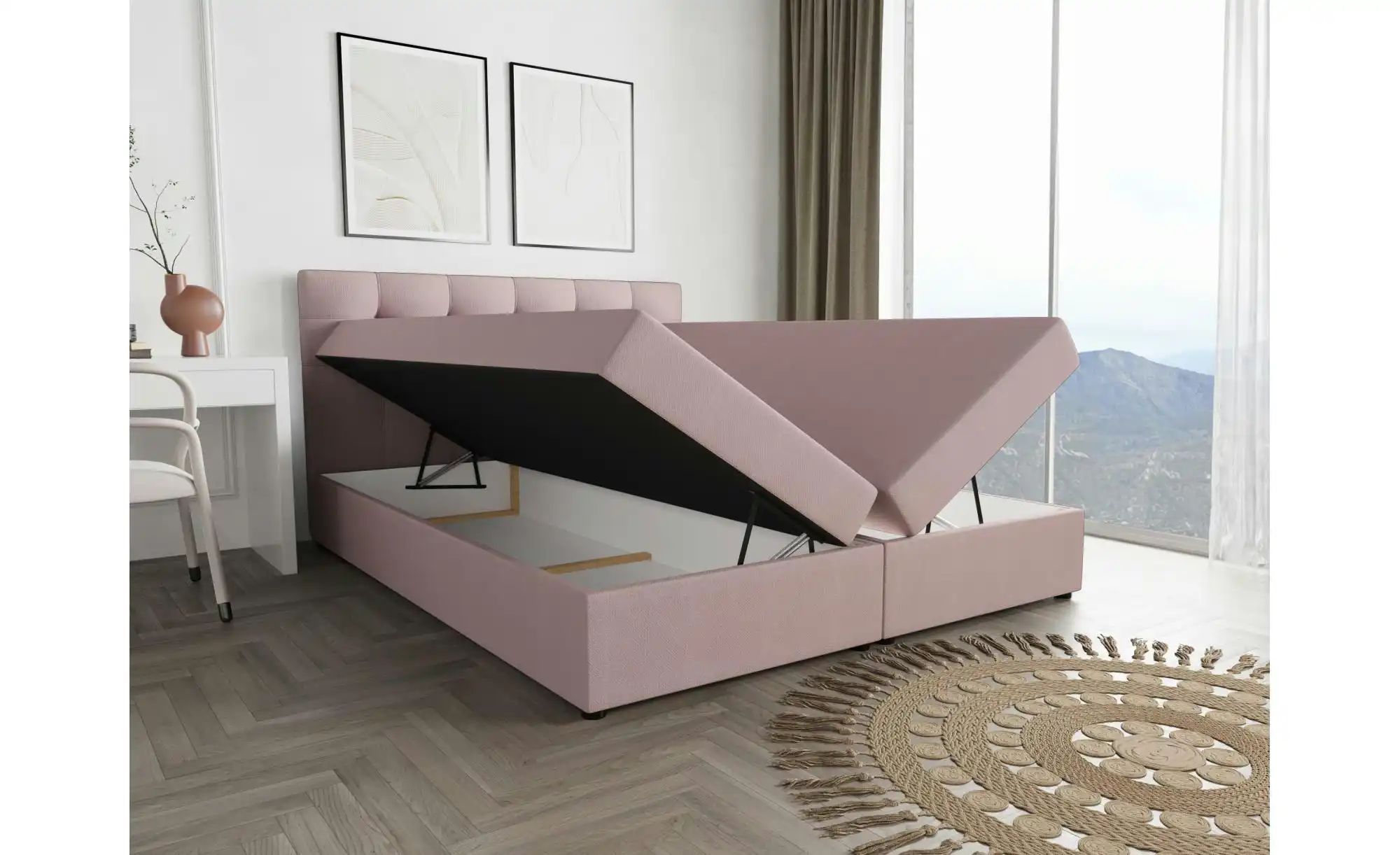 Boxbett   ¦ rosa/pink ¦ Maße (cm): B: 200 H: 102 Betten > Komfortbetten - H günstig online kaufen