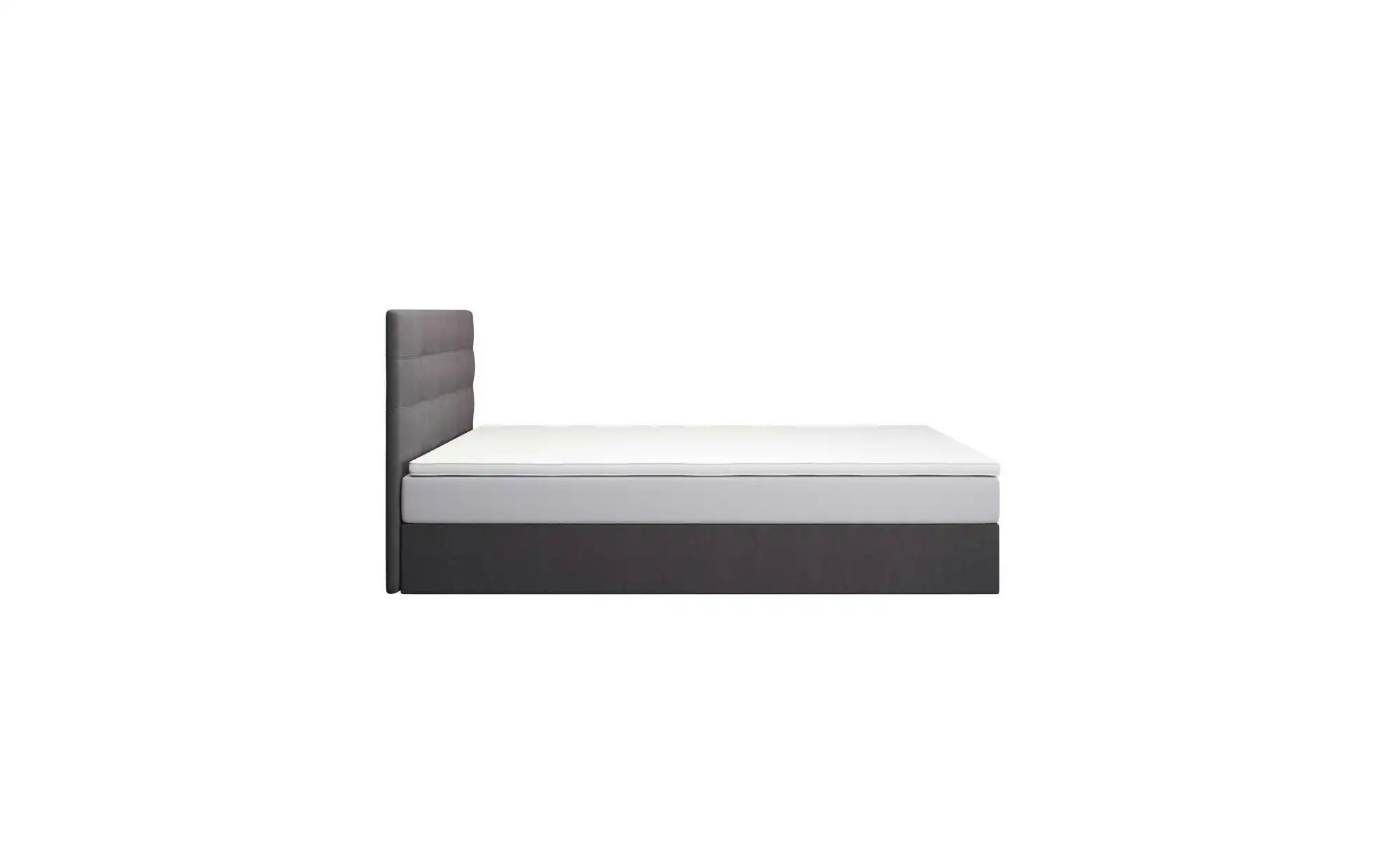 Thumbnail - Boxbett mit Stauraum Matratze H3 und Topper Duo ¦ grau ¦ Maße (cm): B: 90 H: 102 Betten > Komfortbetten - Höffner