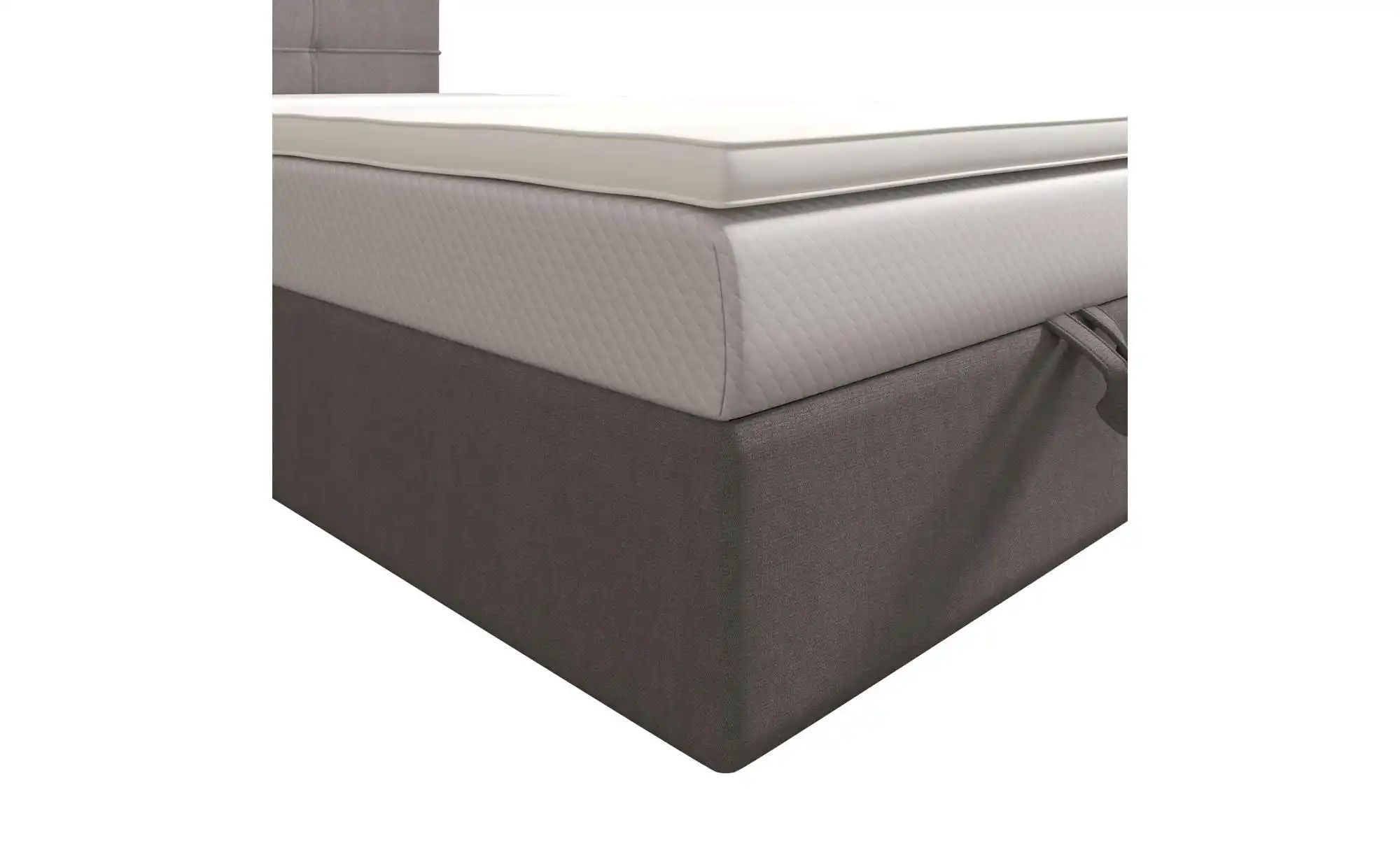 Thumbnail - Boxbett mit Stauraum  Matratze H3 und Topper Duo 2 ¦ grau ¦ Maße (cm): B: 120 H: 102 Betten > Komfortbetten - Höffner