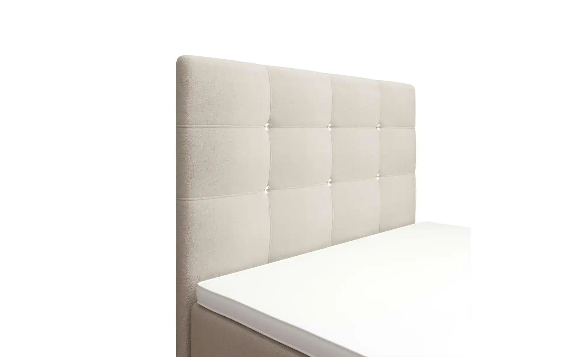 Boxbett mit Stauraum  Matratze H3 und Topper Kleo ¦ beige ¦ Maße (cm): B: 1 günstig online kaufen