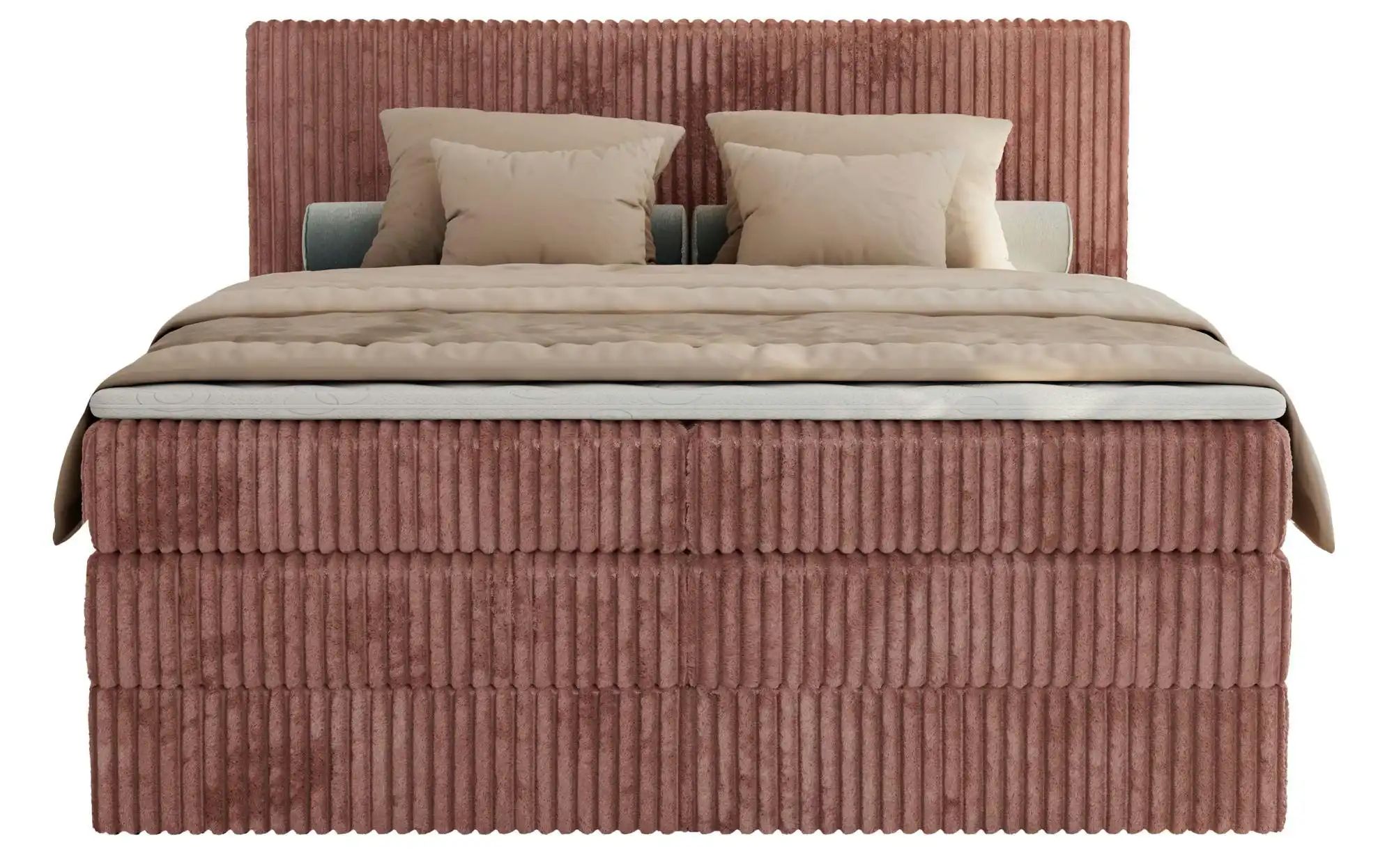 Boxspringbett mit Bettkasten Tiliano King ¦ rosa/pink ¦ Maße (cm): B: 186 H günstig online kaufen
