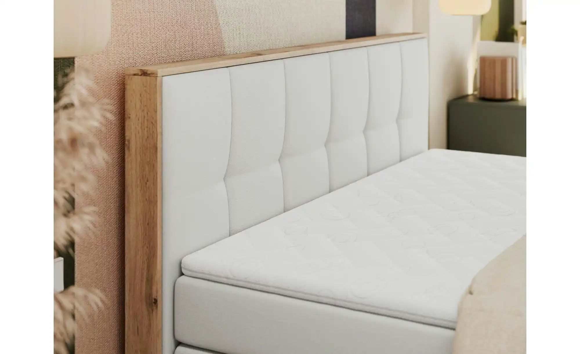 Thumbnail - Boxspringbett mit Bettkasten Albero 1 King ¦ weiß ¦ Maße (cm): B: 148 H: 113 Betten > Boxspringbetten - Höffner