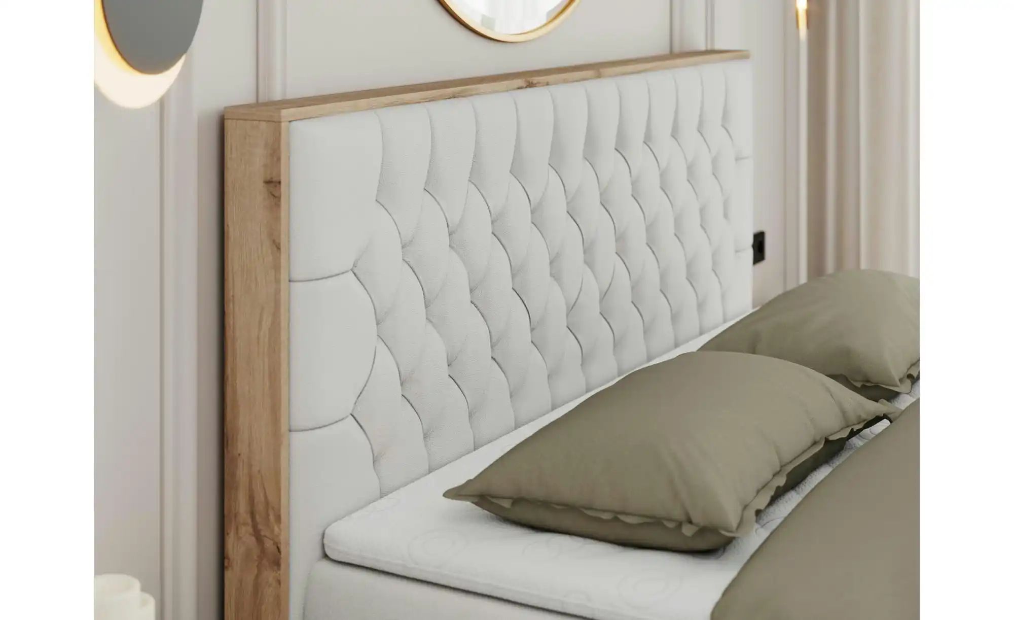 Thumbnail - Boxbett mit Bettkasten Amore ¦ weiß ¦ Maße (cm): B: 188 H: 115 Betten > Komfortbetten - Höffner