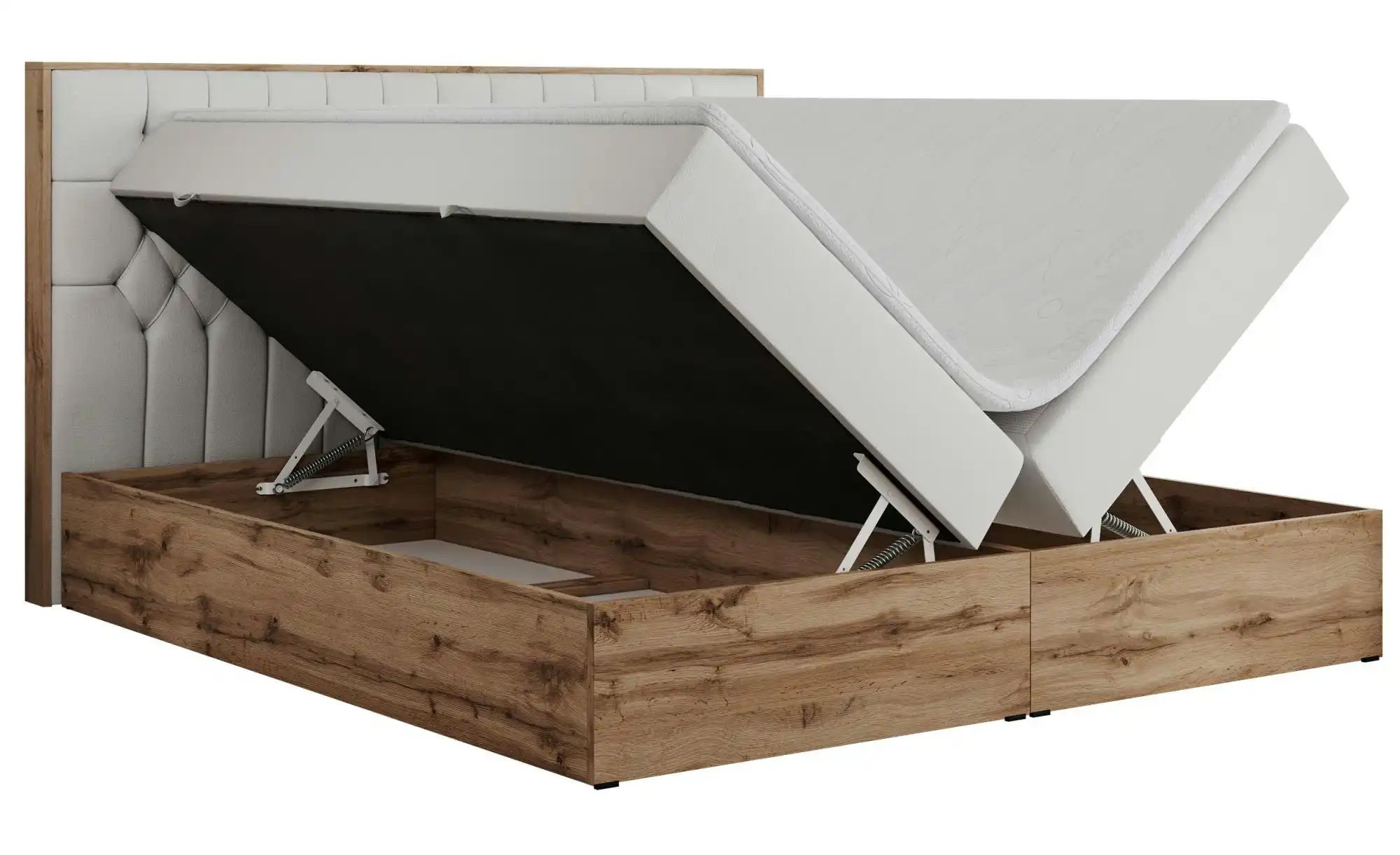 Boxbett mit Bettkasten Amore ¦ weiß ¦ Maße (cm): B: 148 H: 115 Betten > Kom günstig online kaufen