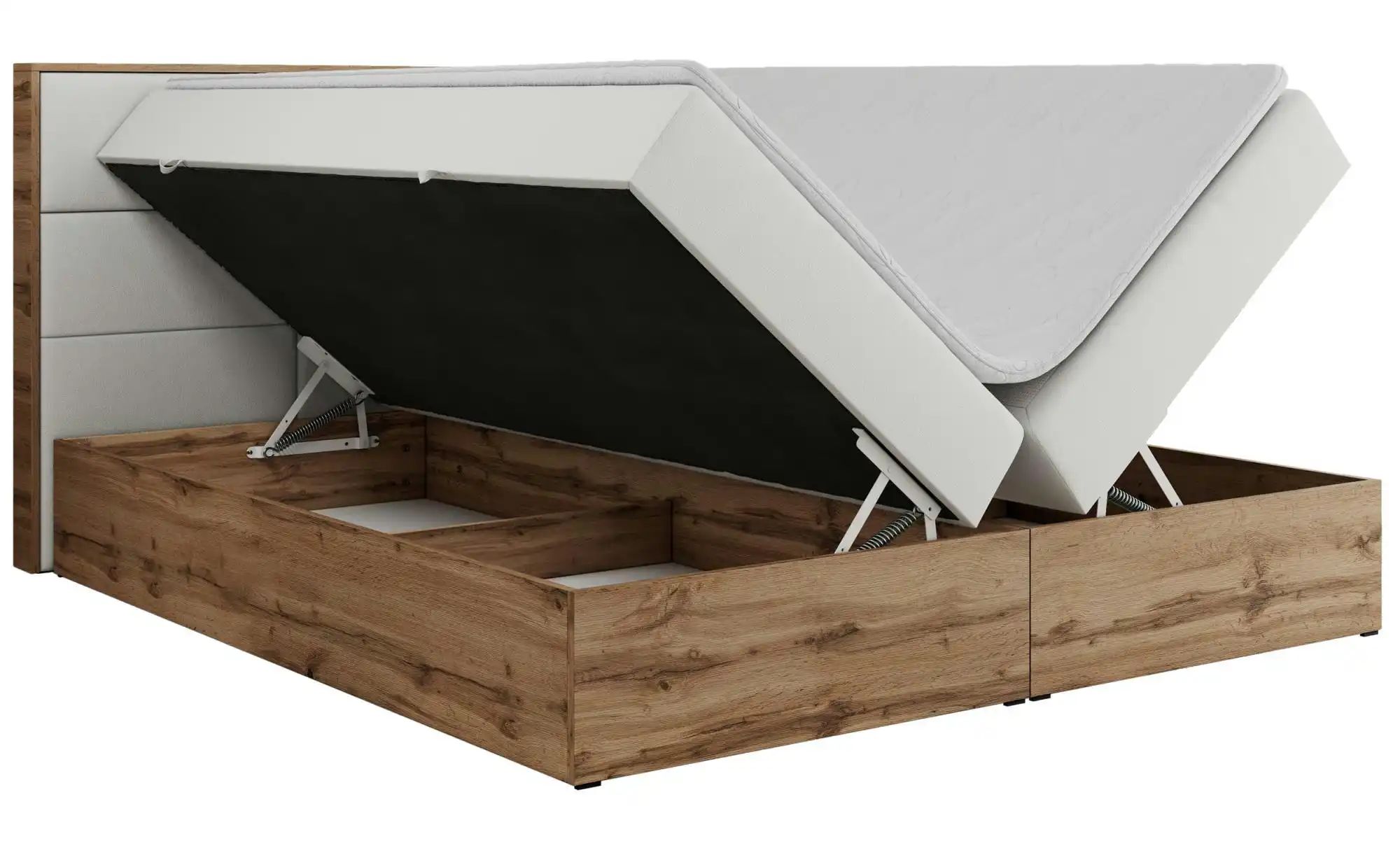 Boxbett mit Bettkasten Albero 2 ¦ weiß ¦ Maße (cm): B: 188 H: 104 Betten > günstig online kaufen