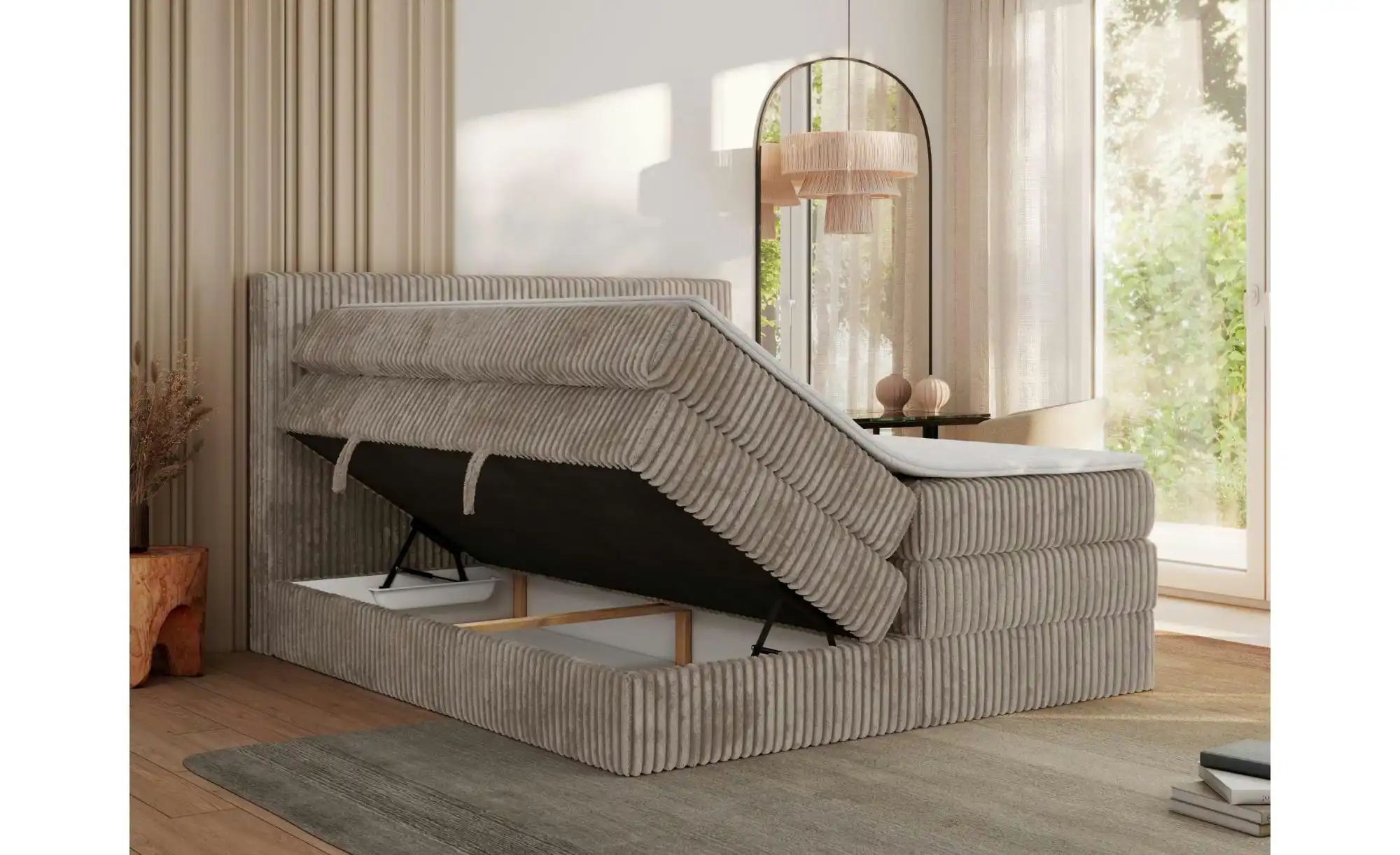 Thumbnail - Boxspringbett mit Bettkasten Tiliano King ¦ braun ¦ Maße (cm): B: 206 H: 119 Betten > Boxspringbetten - Höffner