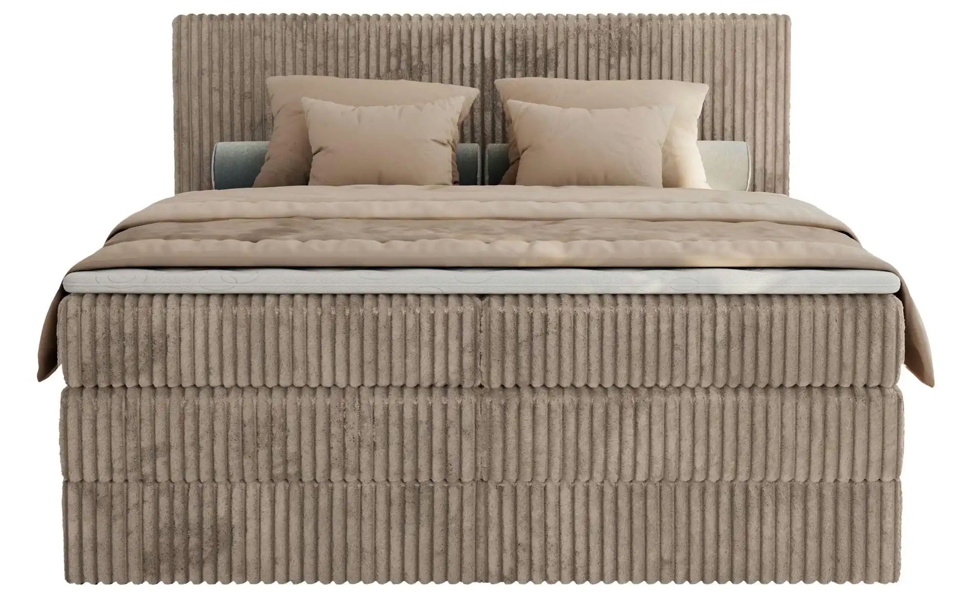 Boxspringbett mit Bettkasten Tiliano King ¦ braun ¦ Maße (cm): B: 186 H: 11 günstig online kaufen