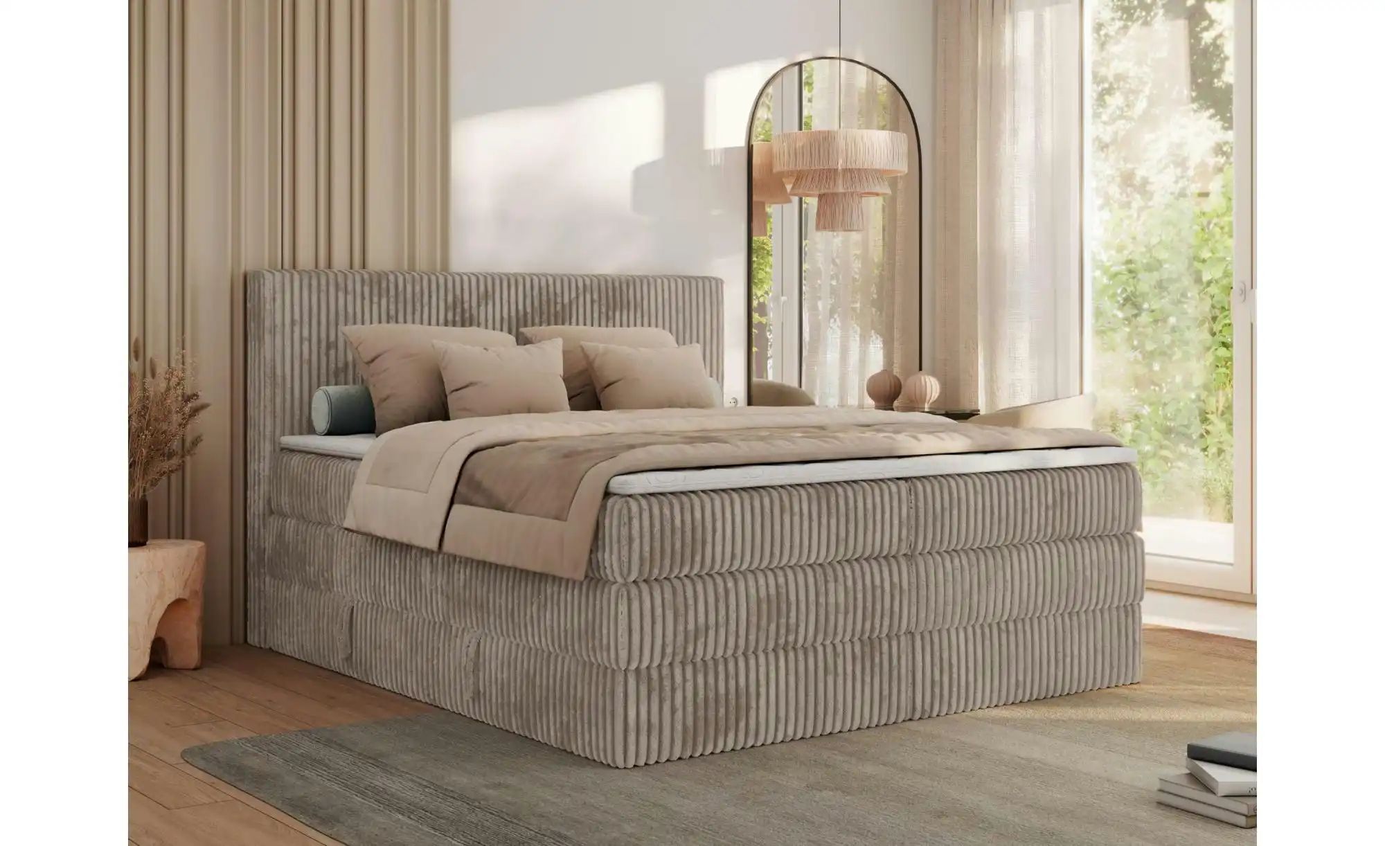 Boxspringbett mit Bettkasten Tiliano King ¦ braun ¦ Maße (cm): B: 146 H: 11 günstig online kaufen