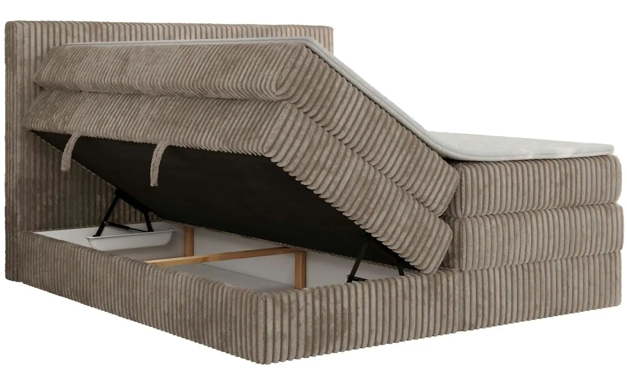 Boxspringbett mit Bettkasten Tiliano King ¦ braun ¦ Maße (cm): B: 146 H: 11 günstig online kaufen