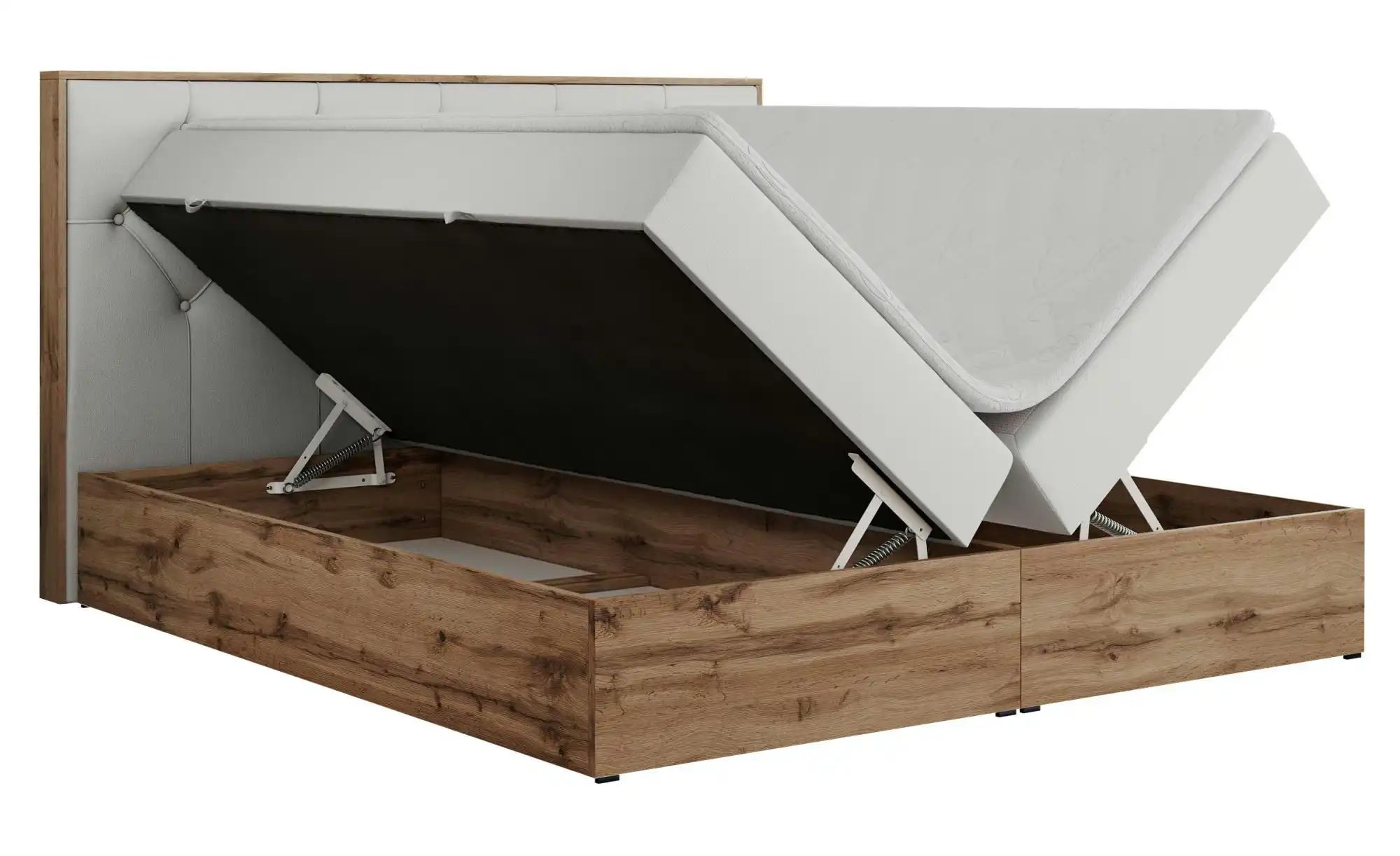 Boxbett mit Bettkasten Veneto ¦ weiß ¦ Maße (cm): B: 188 H: 115 Betten > Ko günstig online kaufen