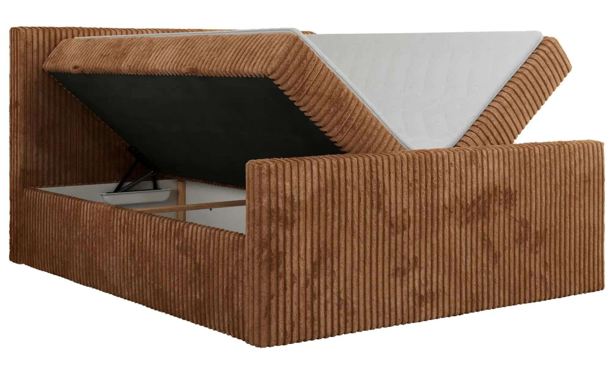 Thumbnail - Boxbett mit Bettkasten Tiliano Duo ¦ orange ¦ Maße (cm): B: 204 H: 119 Betten > Komfortbetten - Höffner