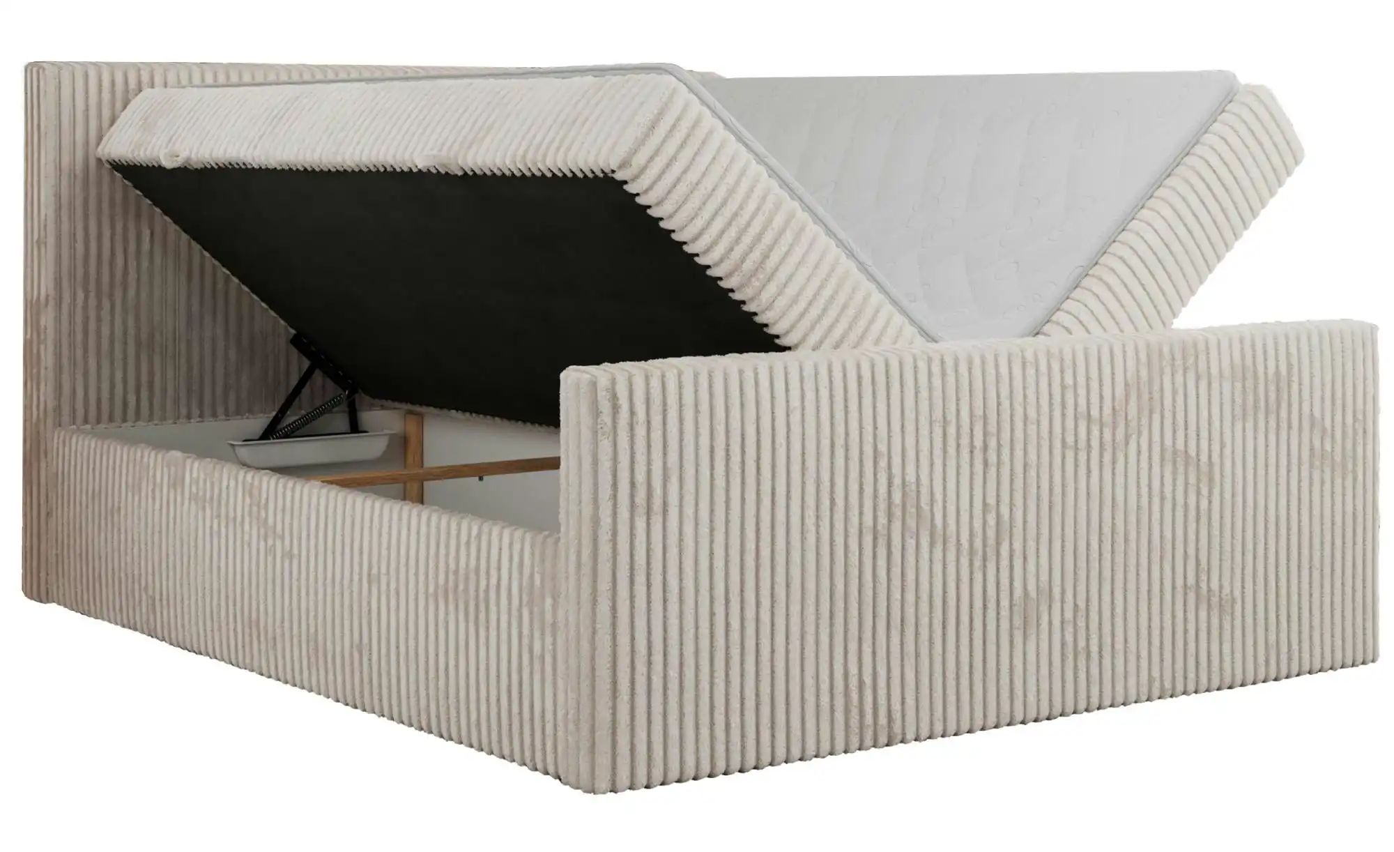 Thumbnail - Boxbett mit Bettkasten Tiliano Duo ¦ beige ¦ Maße (cm): B: 184 H: 119 Betten > Komfortbetten - Höffner