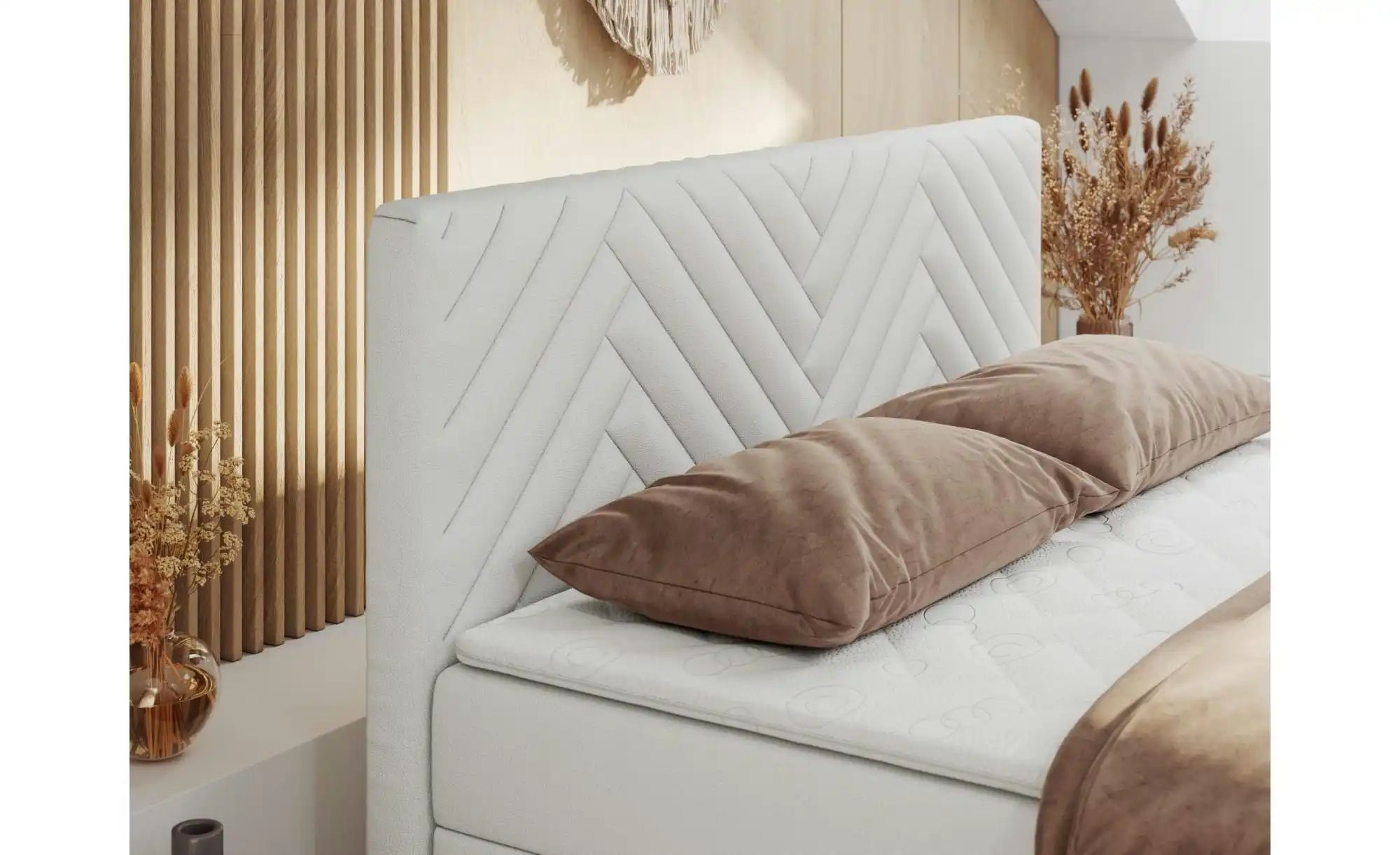 Thumbnail - Boxbett mit Bettkasten Paris Duo ¦ weiß ¦ Maße (cm): B: 141 H: 110 Betten > Komfortbetten - Höffner
