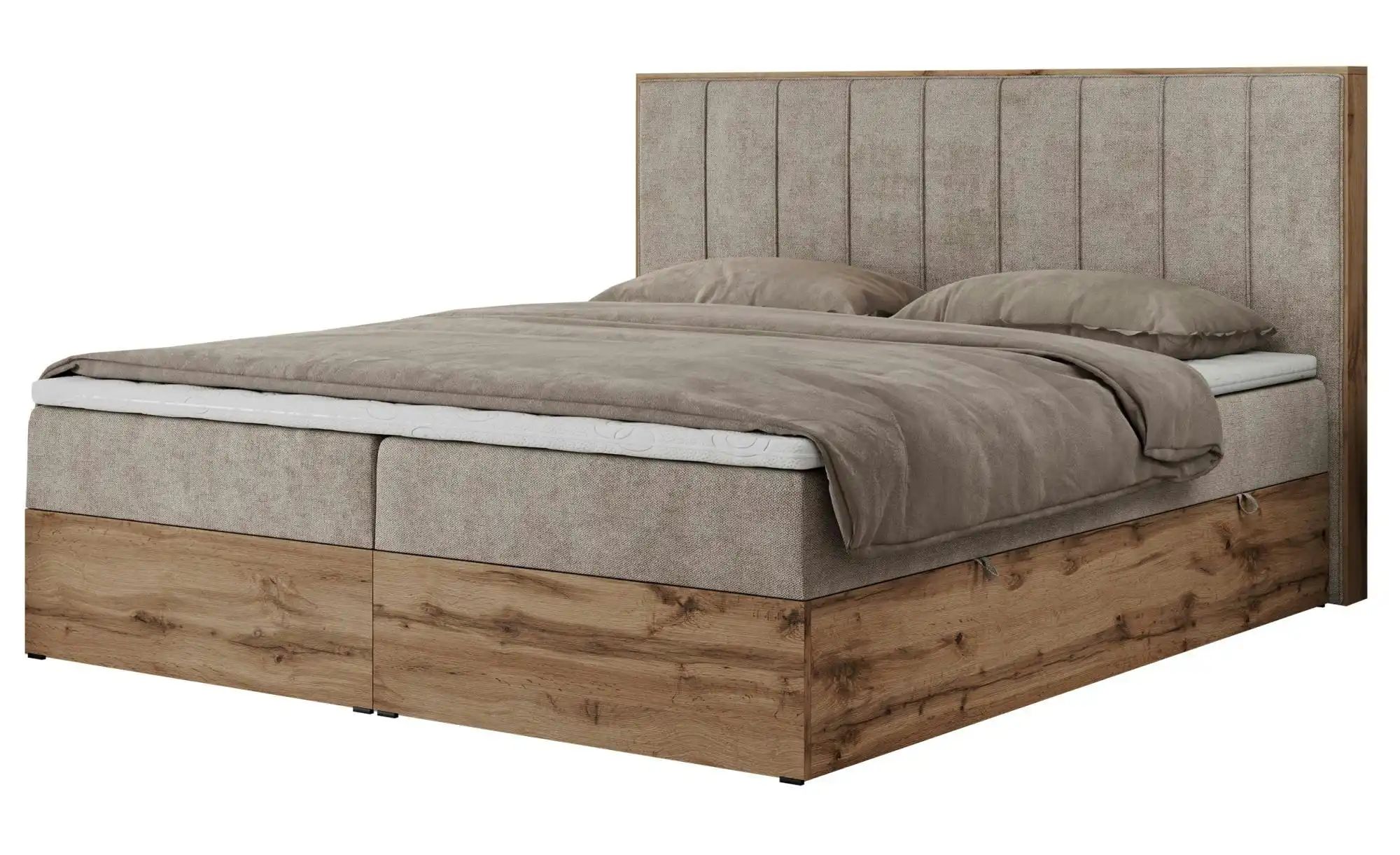 Boxbett mit Bettkasten Bellissimo ¦ beige ¦ Maße (cm): B: 188 H: 115 Betten günstig online kaufen