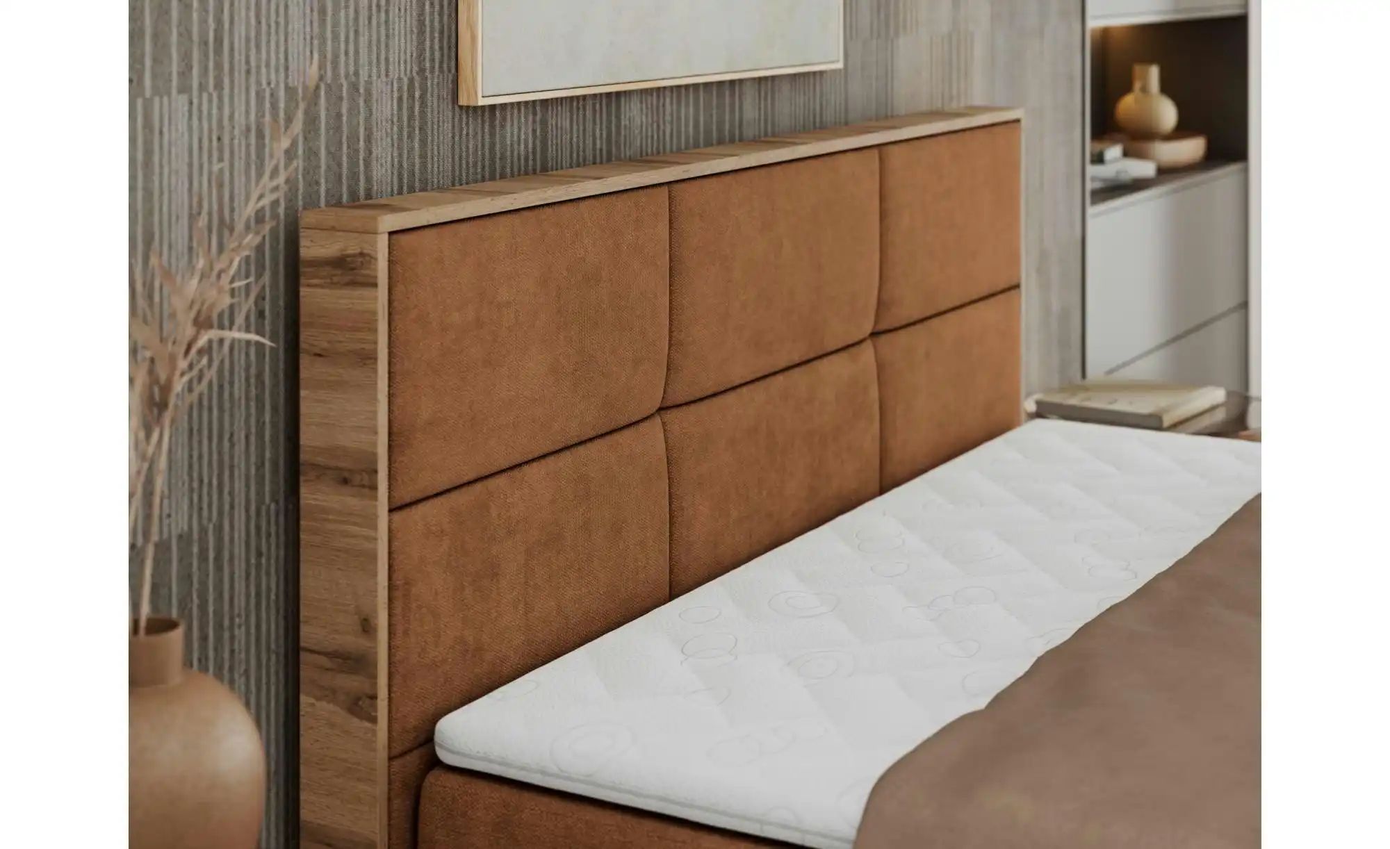 Thumbnail - Boxbett mit Bettkasten Albero 2 ¦ orange ¦ Maße (cm): B: 168 H: 104 Betten > Komfortbetten - Höffner