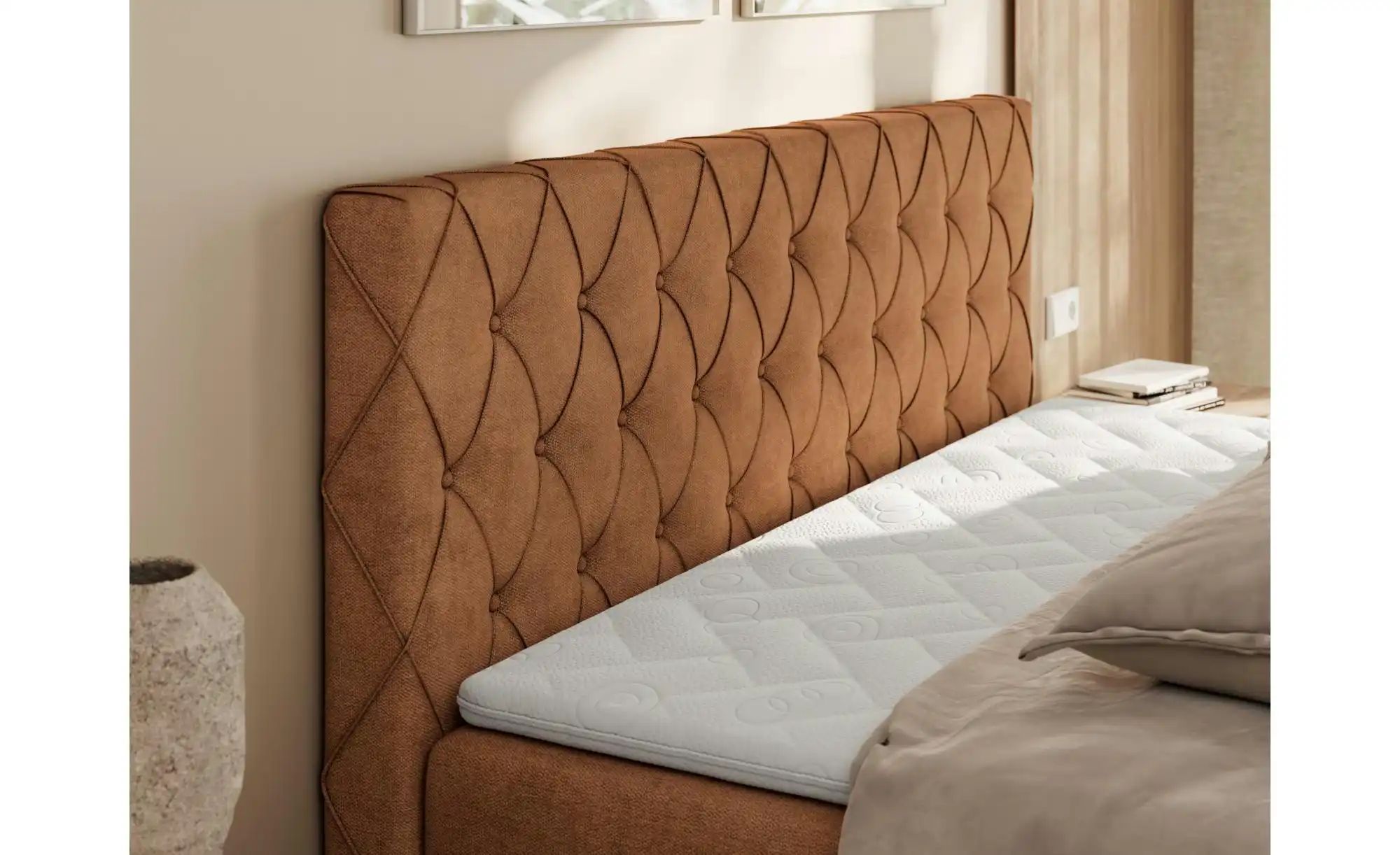 Thumbnail - Boxbett mit Bettkasten Miren Duo ¦ orange ¦ Maße (cm): B: 181 H: 110 Betten > Komfortbetten - Höffner