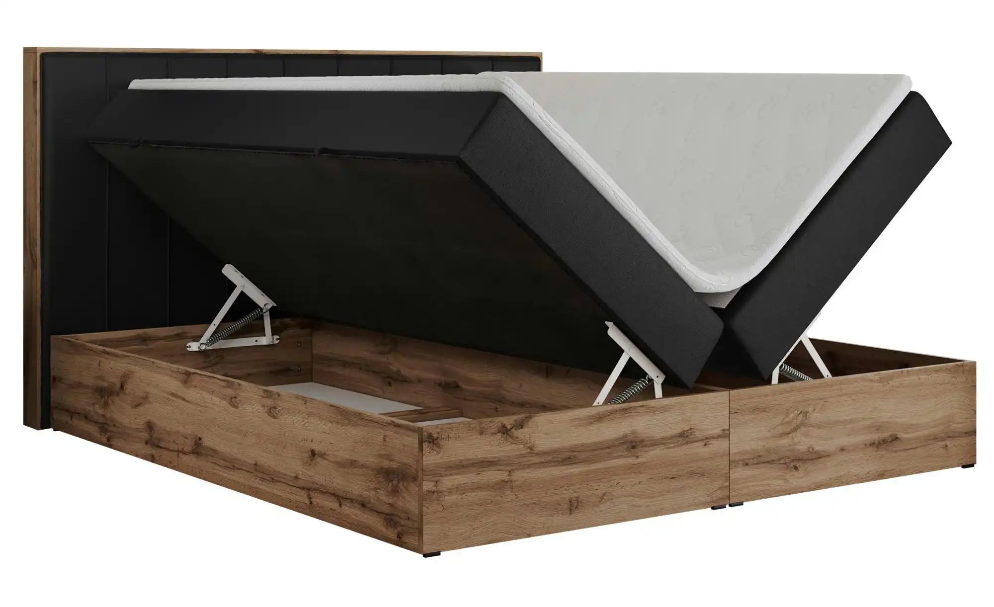 Thumbnail - Boxbett mit Bettkasten Bellissimo ¦ schwarz ¦ Maße (cm): B: 168 H: 115 Betten > Komfortbetten - Höffner