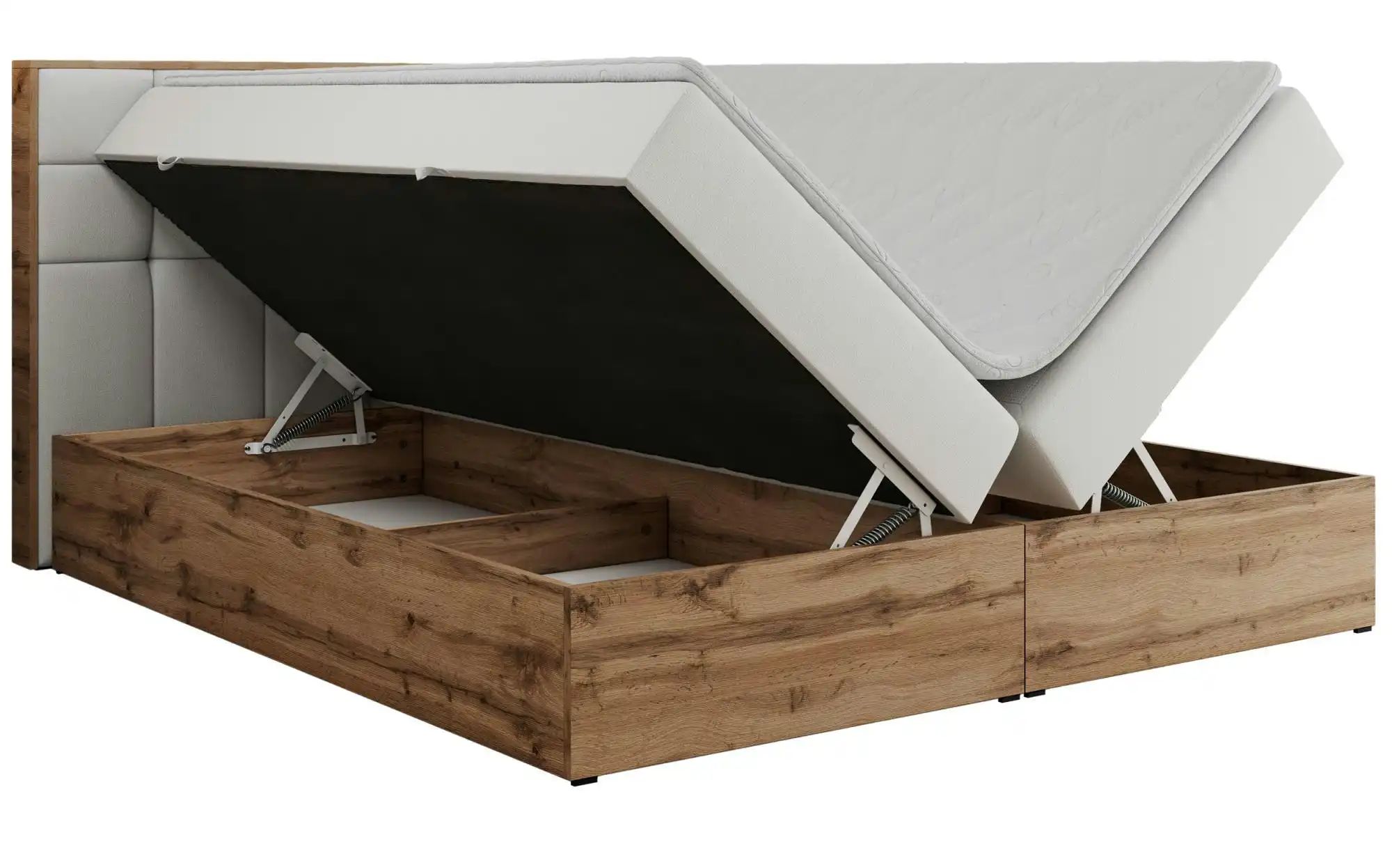 Boxbett mit Bettkasten Albero 1 ¦ weiß ¦ Maße (cm): B: 128 H: 104 Betten > günstig online kaufen