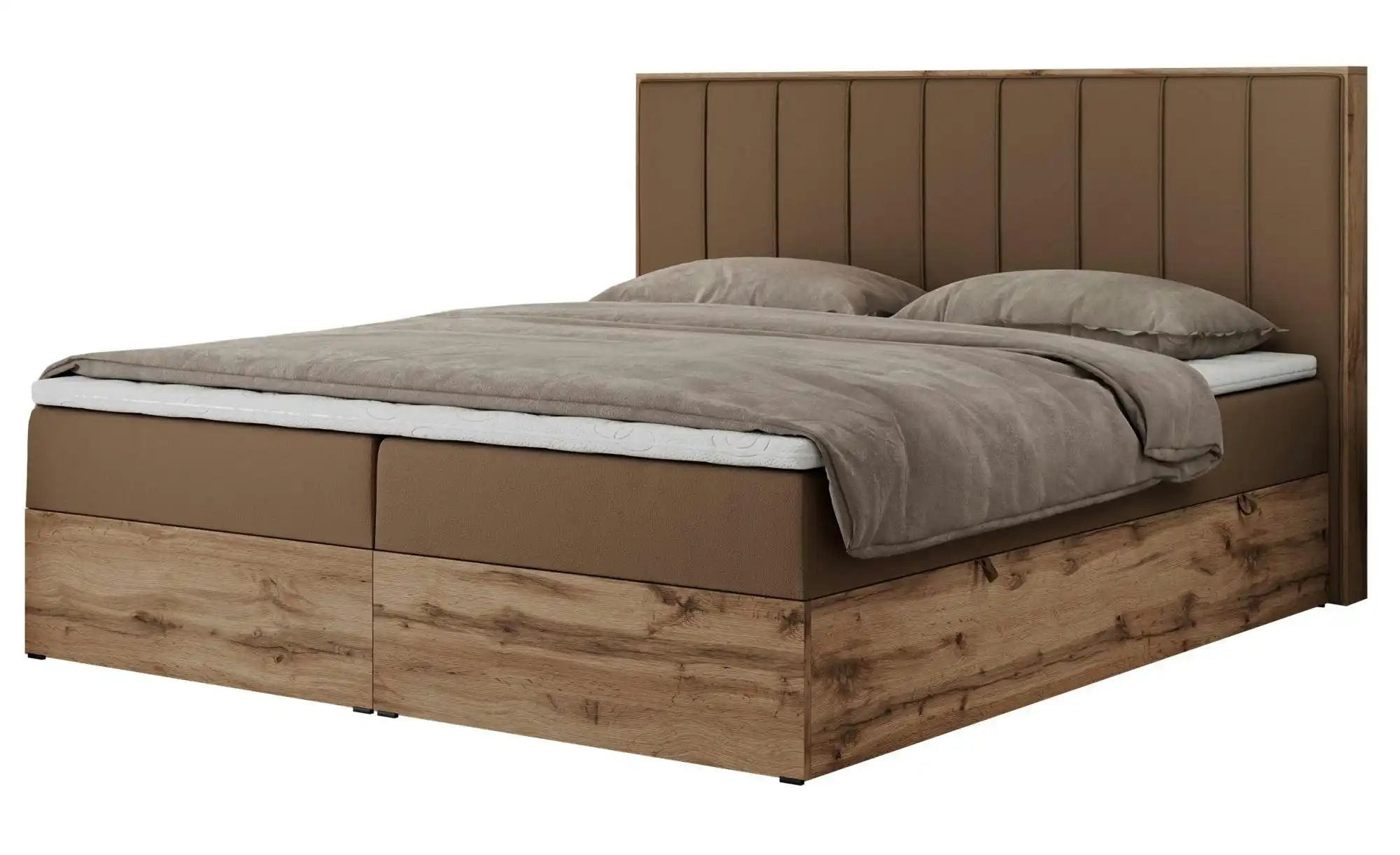 Boxbett mit Bettkasten Bellissimo ¦ braun ¦ Maße (cm): B: 208 H: 115 Betten günstig online kaufen