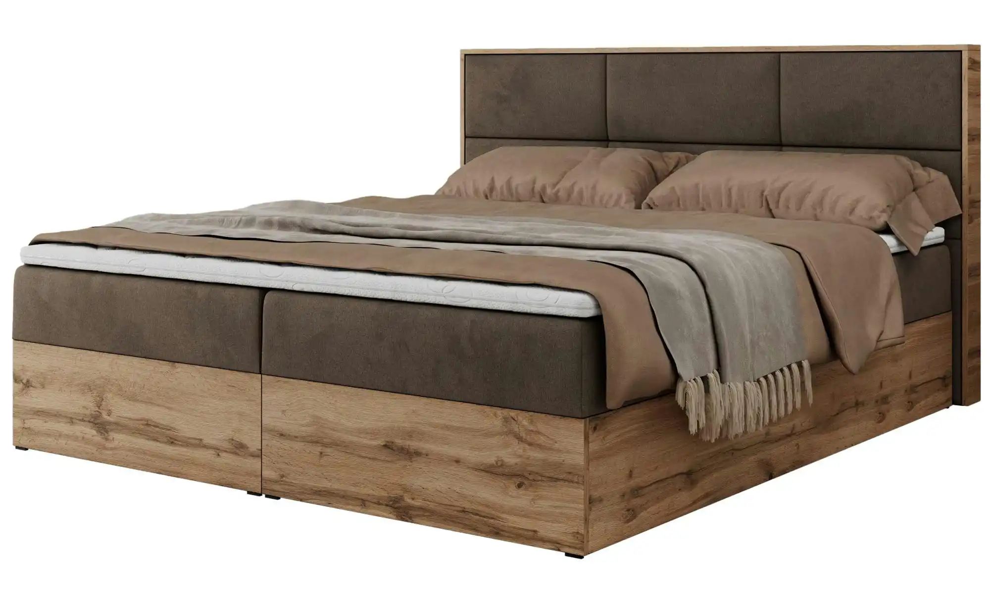 Boxbett mit Bettkasten Albero 2 ¦ braun ¦ Maße (cm): B: 168 H: 104 Betten > günstig online kaufen