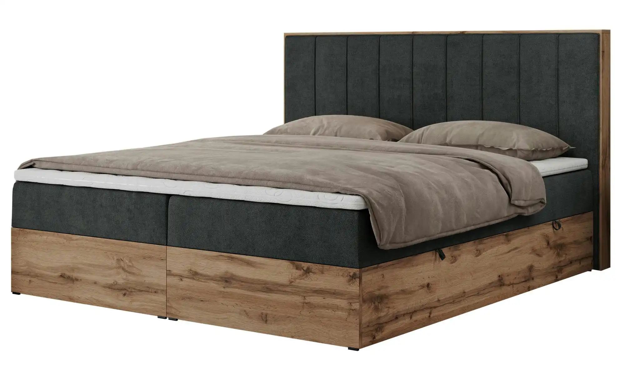 Boxbett mit Bettkasten Bellissimo ¦ grau ¦ Maße (cm): B: 188 H: 115 Betten günstig online kaufen