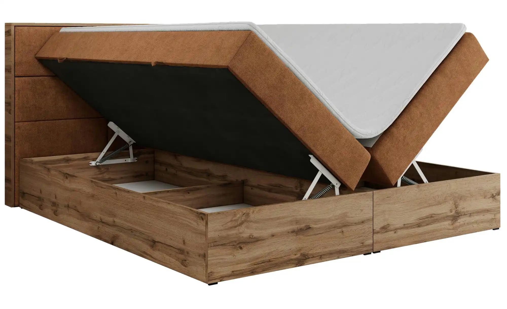 Thumbnail - Boxbett mit Bettkasten Albero 2 ¦ orange ¦ Maße (cm): B: 188 H: 104 Betten > Komfortbetten - Höffner