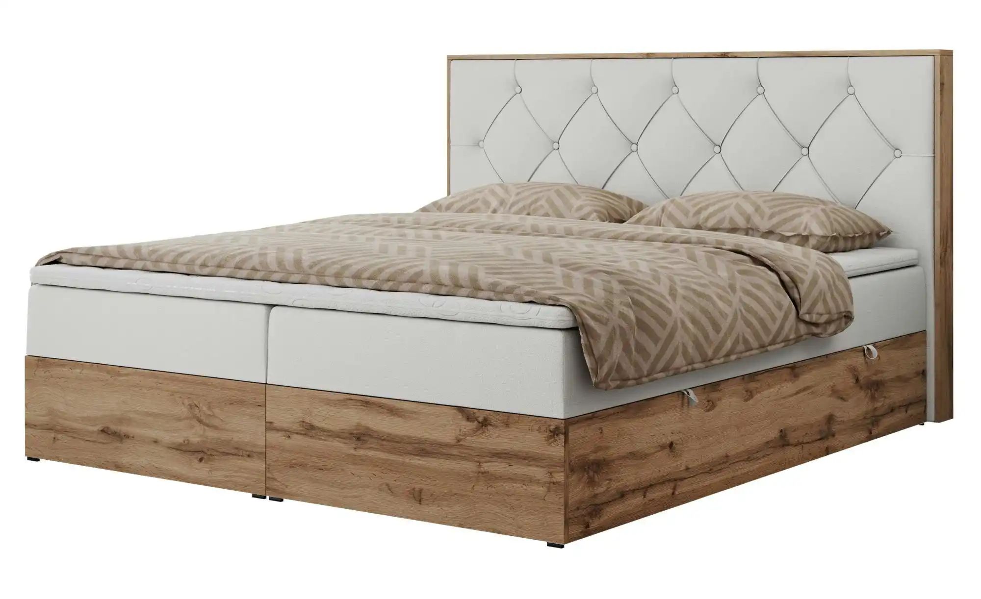 Boxbett mit Bettkasten Veneto ¦ weiß ¦ Maße (cm): B: 148 H: 115 Betten > Ko günstig online kaufen
